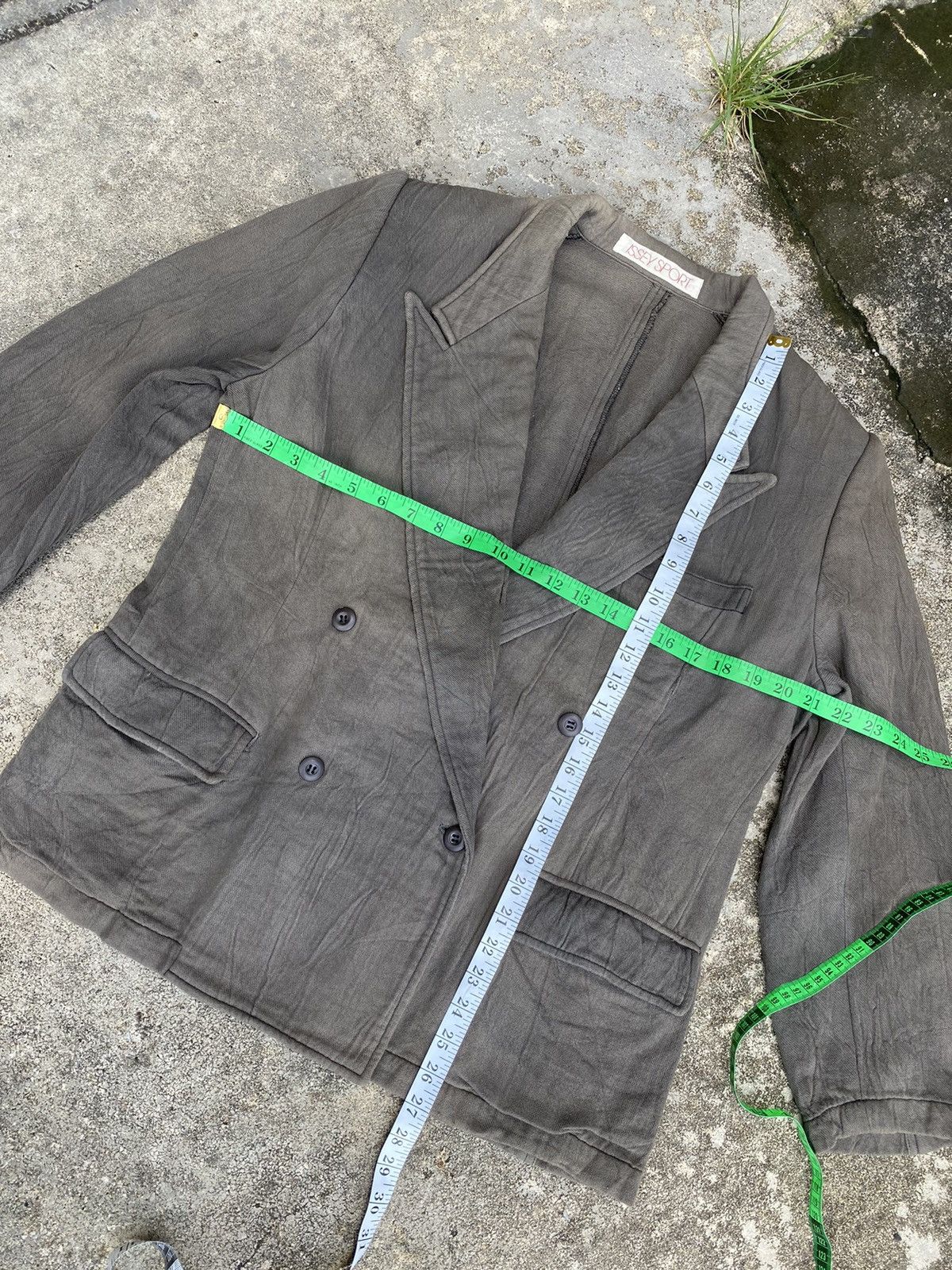 Issey Miyake 🔥 Sunfaded 🔥 Vintage Issey Miyake Double Breasted Jacket Size US L / EU 52-54 / 3 - 10 Thumbnail