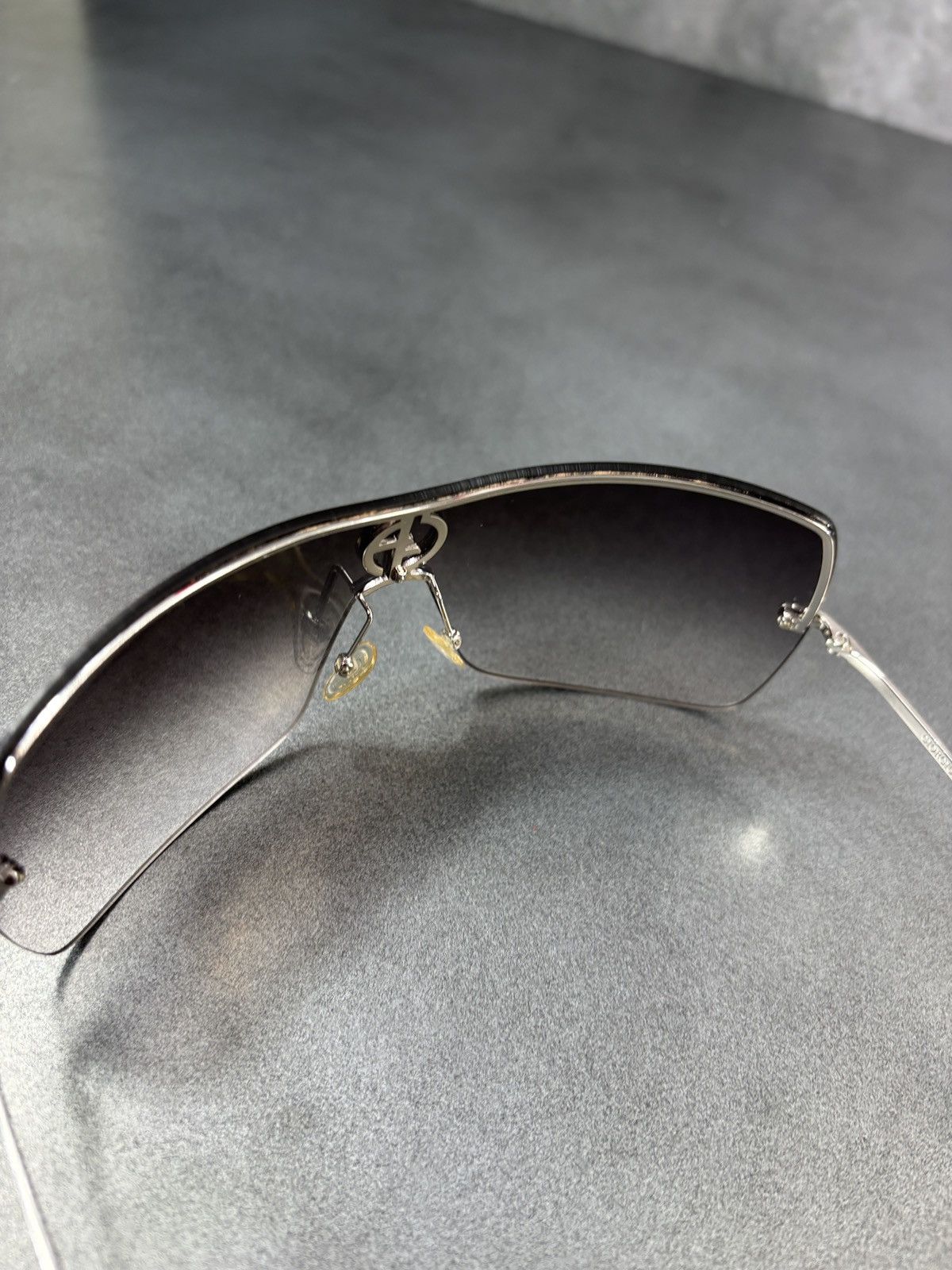 Giorgio Armani 2000s Giorgio Armani Shield Sunglasses GA 329/S Y2K Metal Size ONE SIZE - 15 Thumbnail