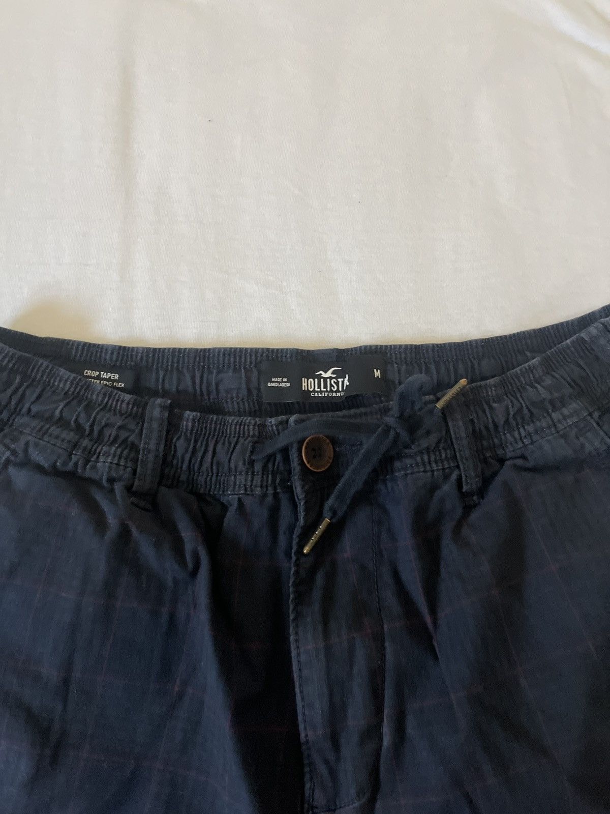 Hollister Hollister casual pants checkers pattern navy blue size M Size US 38 / EU 54 - 3 Thumbnail