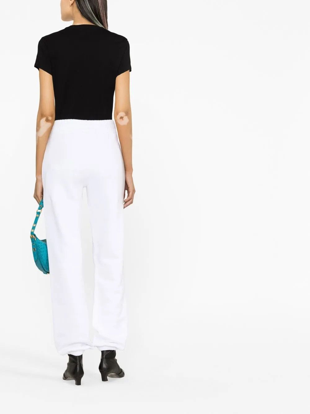 Off-White o1y1225 Logo Crewneck T-Shirt in Black Size XS / US 0-2 / IT 36-38 - 3 Thumbnail