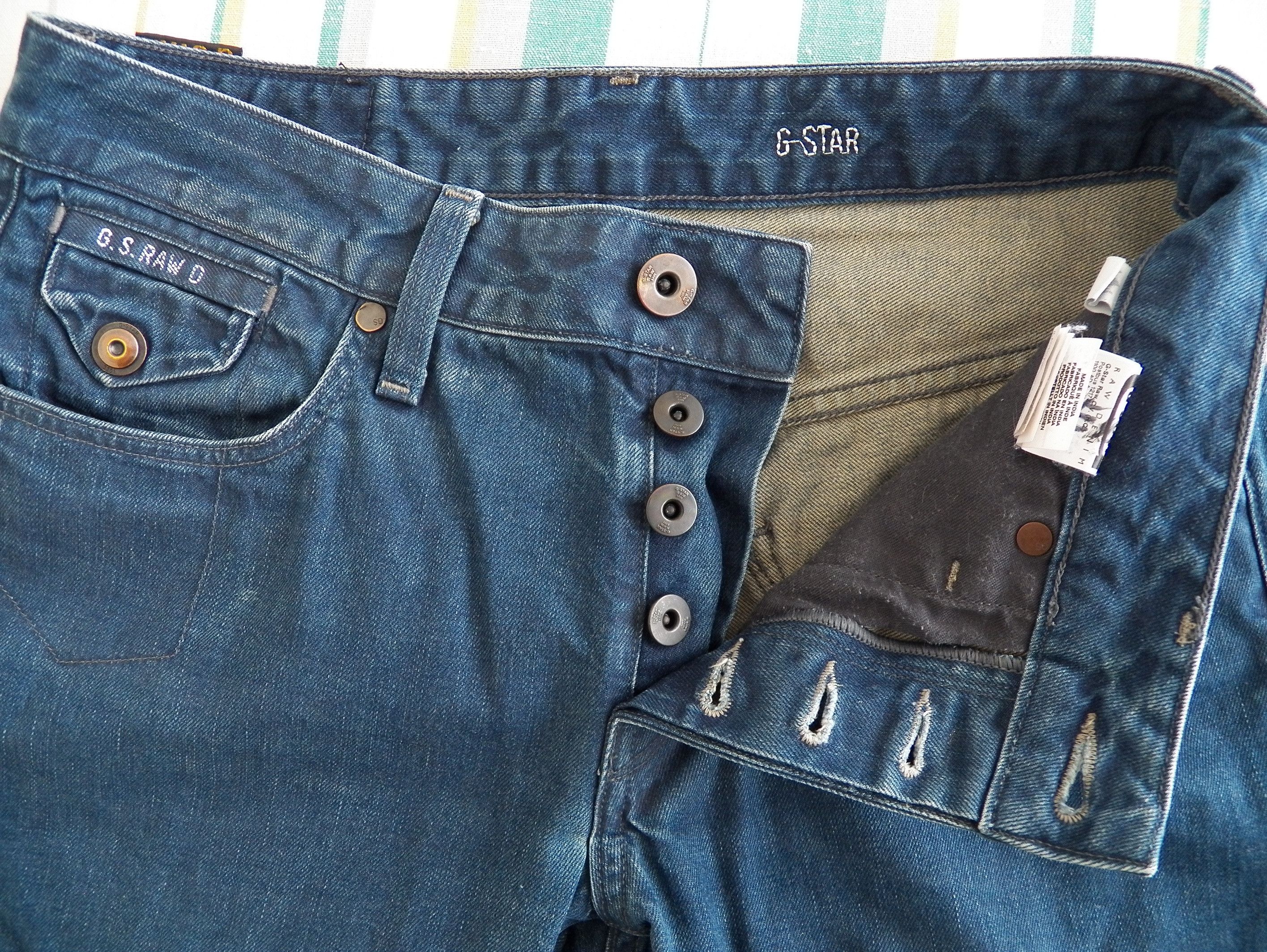 G-Star G-Star Morris Low Straight Jeans Mens W29 L32 L31? Washed Size US 29 - 2 Thumbnail