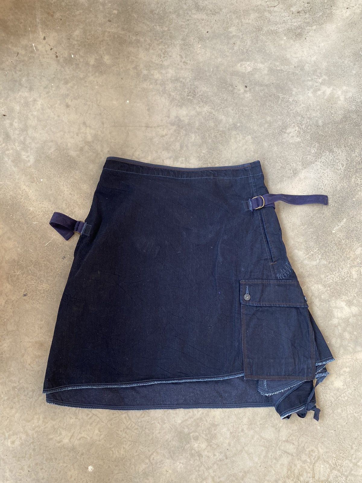 Marithe + Francois Girbaud LE JEANDE MARITHE FRANCOIS GIRBAUD SEXY SKIRT Size 30" / US 8 / IT 44 - 7 Thumbnail
