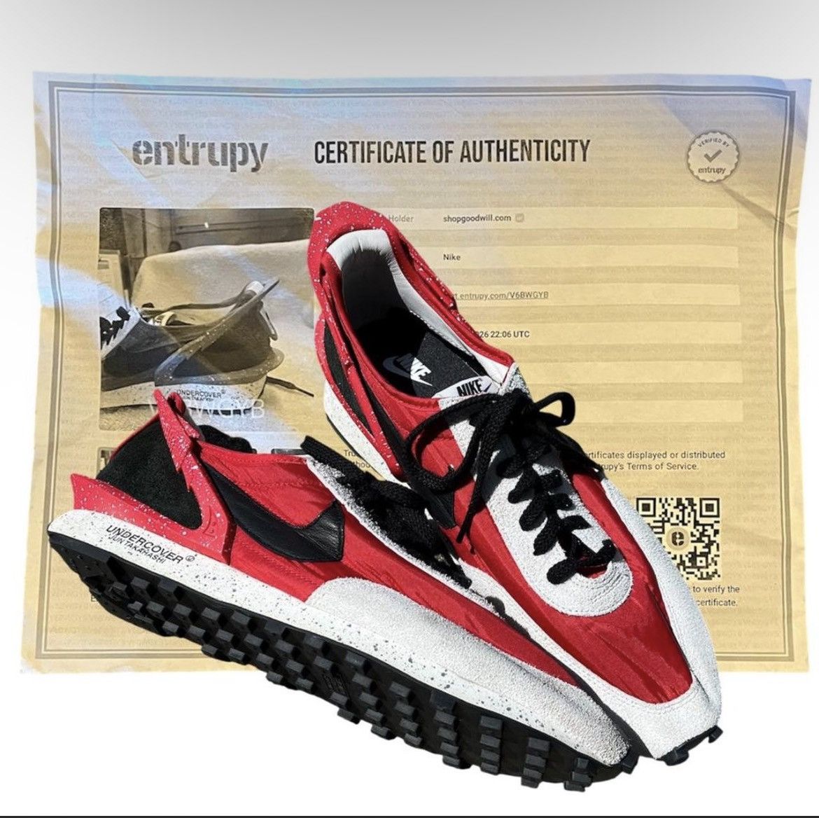 Nike × Undercover Nike x Undercover Daybreak Red Sneakers US 13 (W 14.5) Size US 13 / EU 46 - 1 Thumbnail