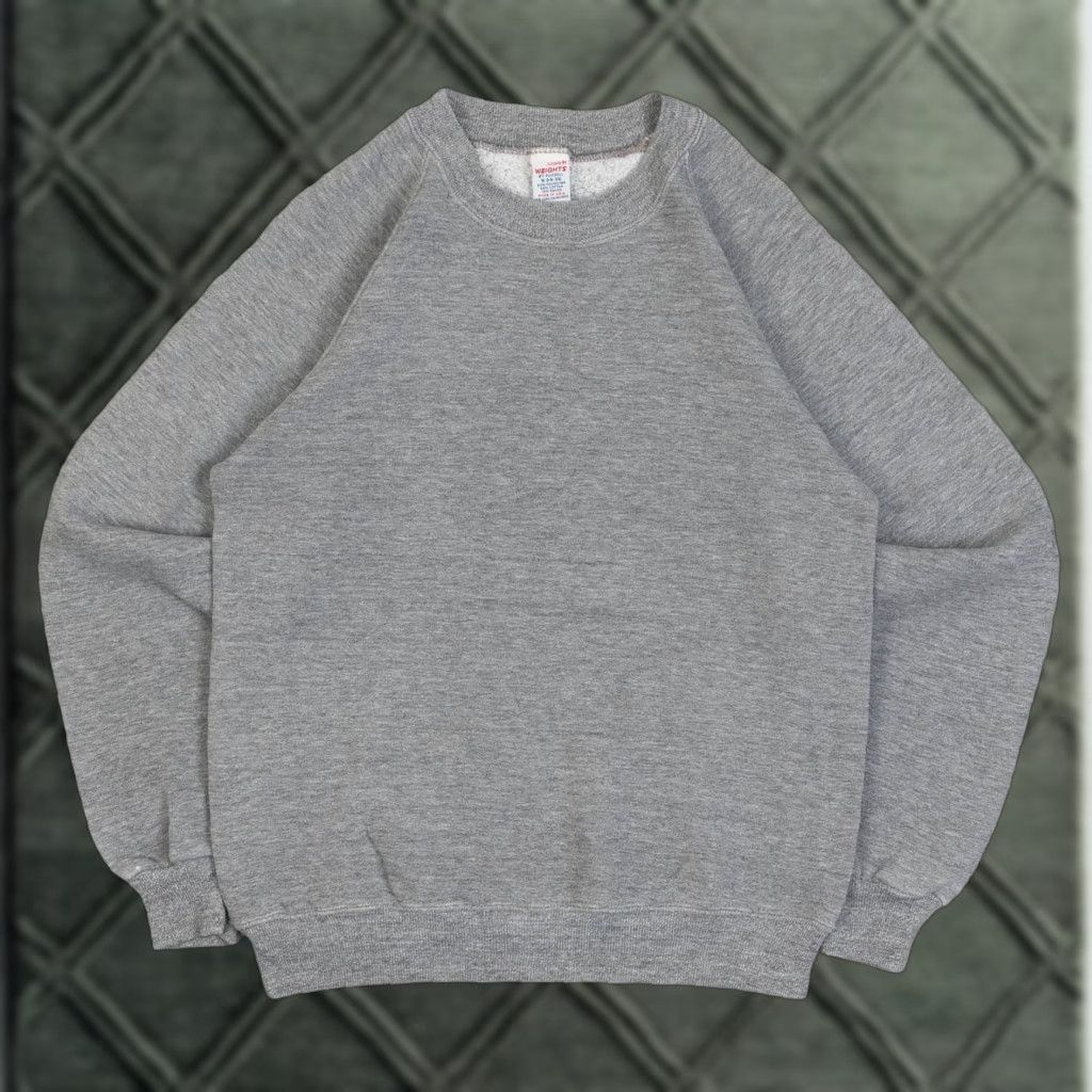 Russell Athletic VINTAGE Russell Athletic Raglan Sweatshirt Womens 90s Marl Grey Small Size S / US 4 / IT 40 - 1 Thumbnail