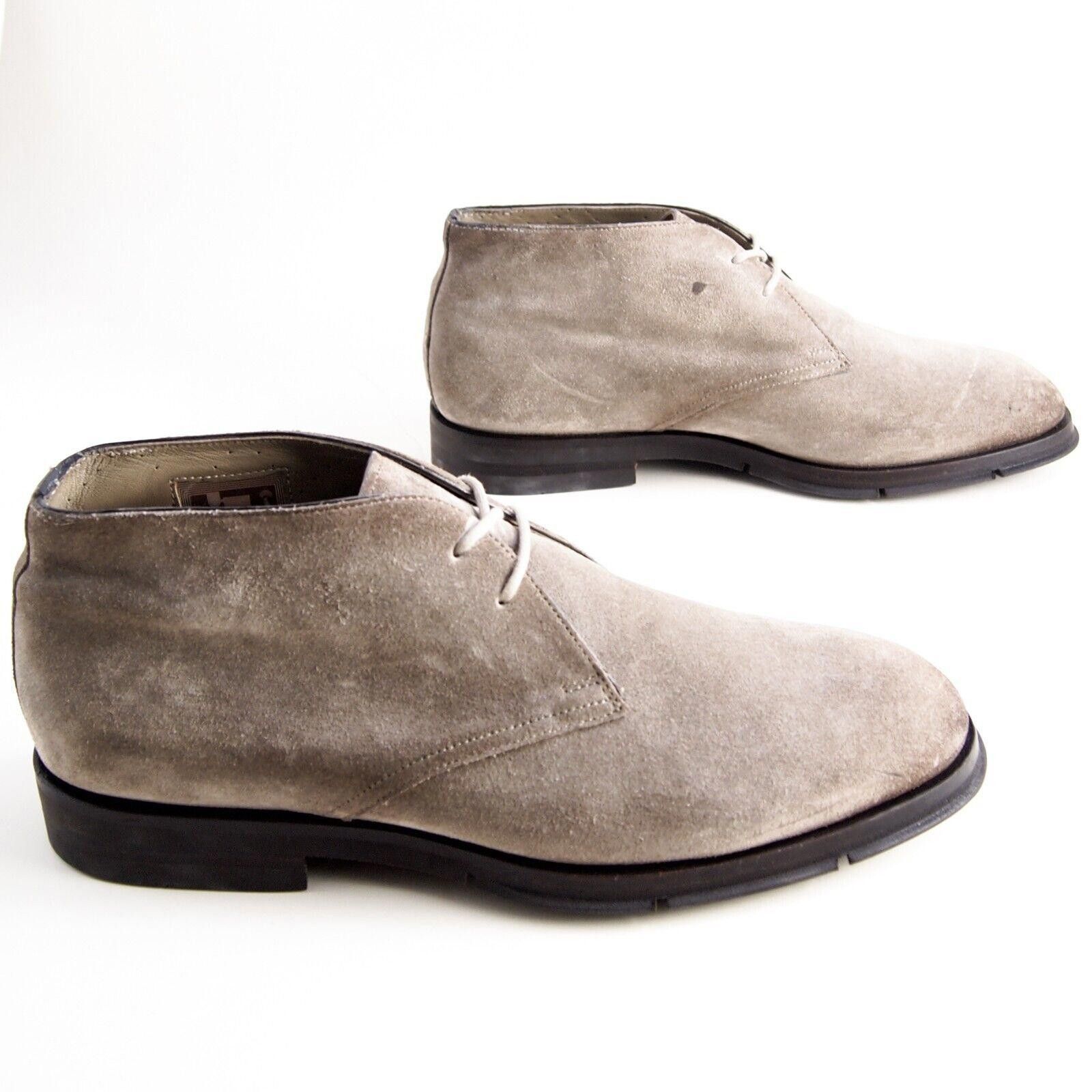 Santoni Santoni Chukka Boots Gray Sandy Suede US 9.5 EU 42.5 Size US 9.5 / EU 42-43 - 7 Thumbnail