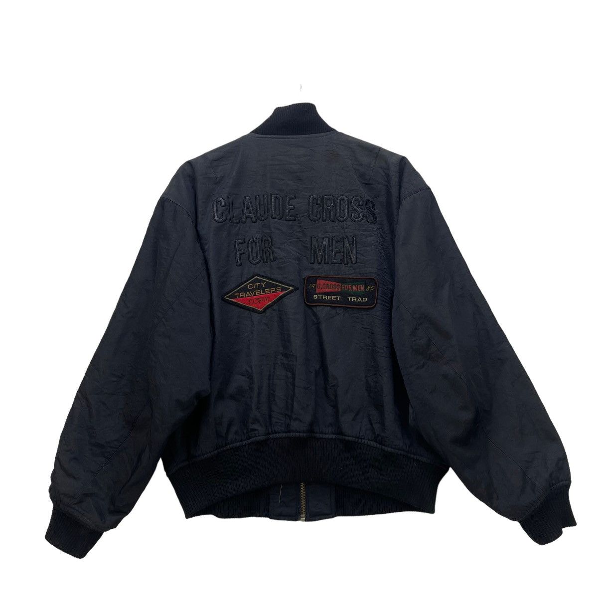 Japanese Brand Vintage Japanese Brand Cross For Men Quilted Bomber Jacket Size US M / EU 48-50 / 2 - 1 Thumbnail