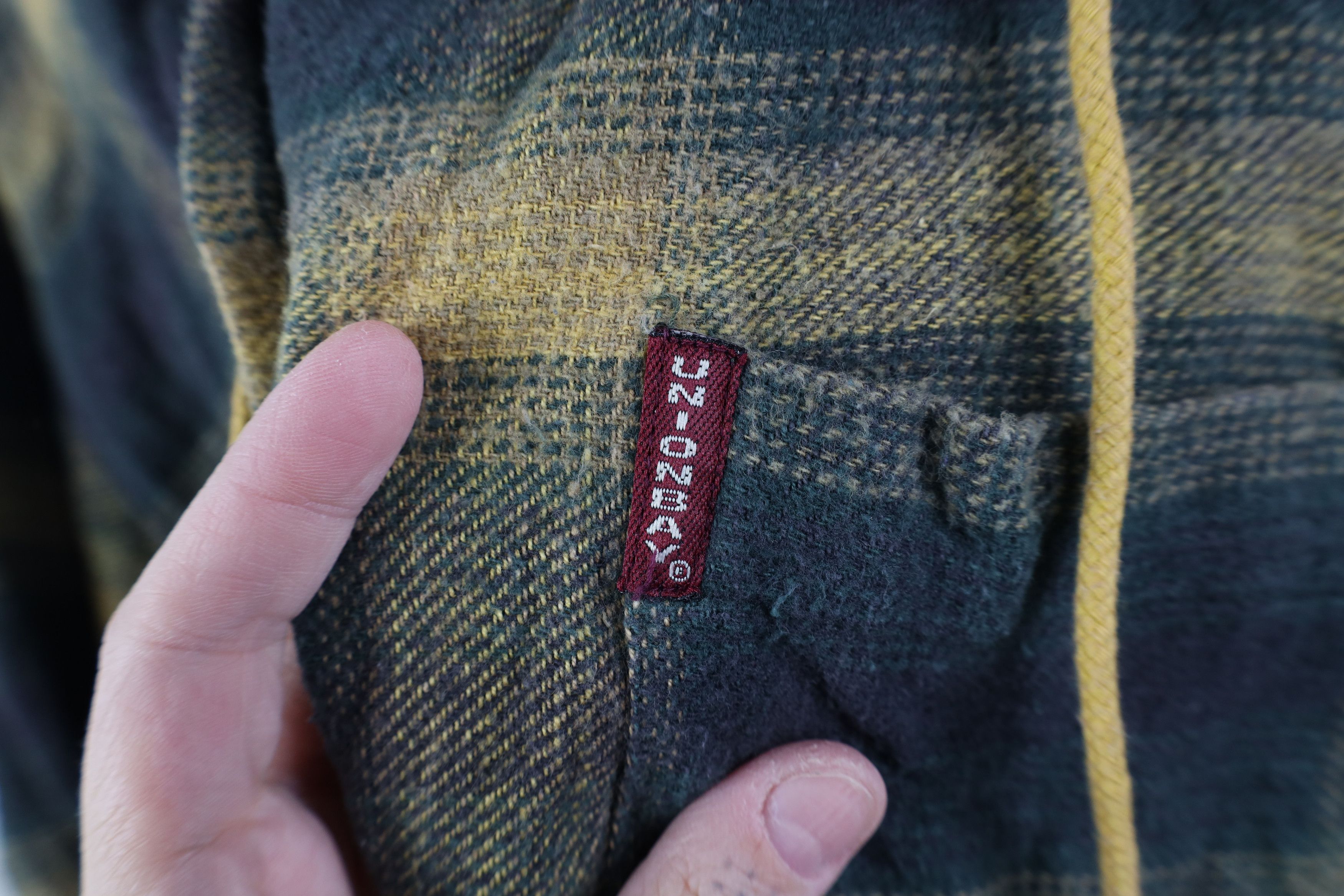 UNIONBAY Vintage 90s Unionbay Surfing Flannel Hooded Shirt Jacket Size M / US 6-8 / IT 42-44 - 4 Thumbnail