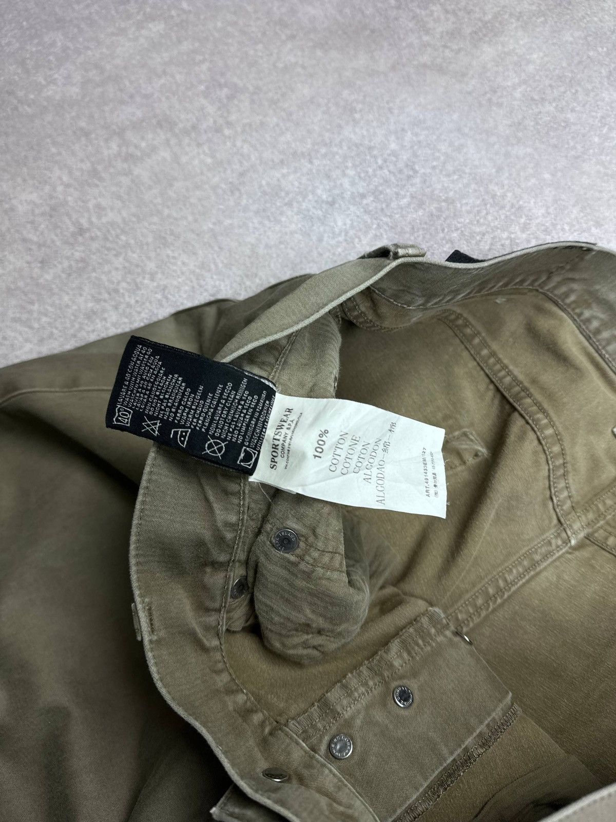 Stone Island Vintage Stone Island Chino Rare Relaxed Pants 36 Size US 36 / EU 52 - 9 Thumbnail