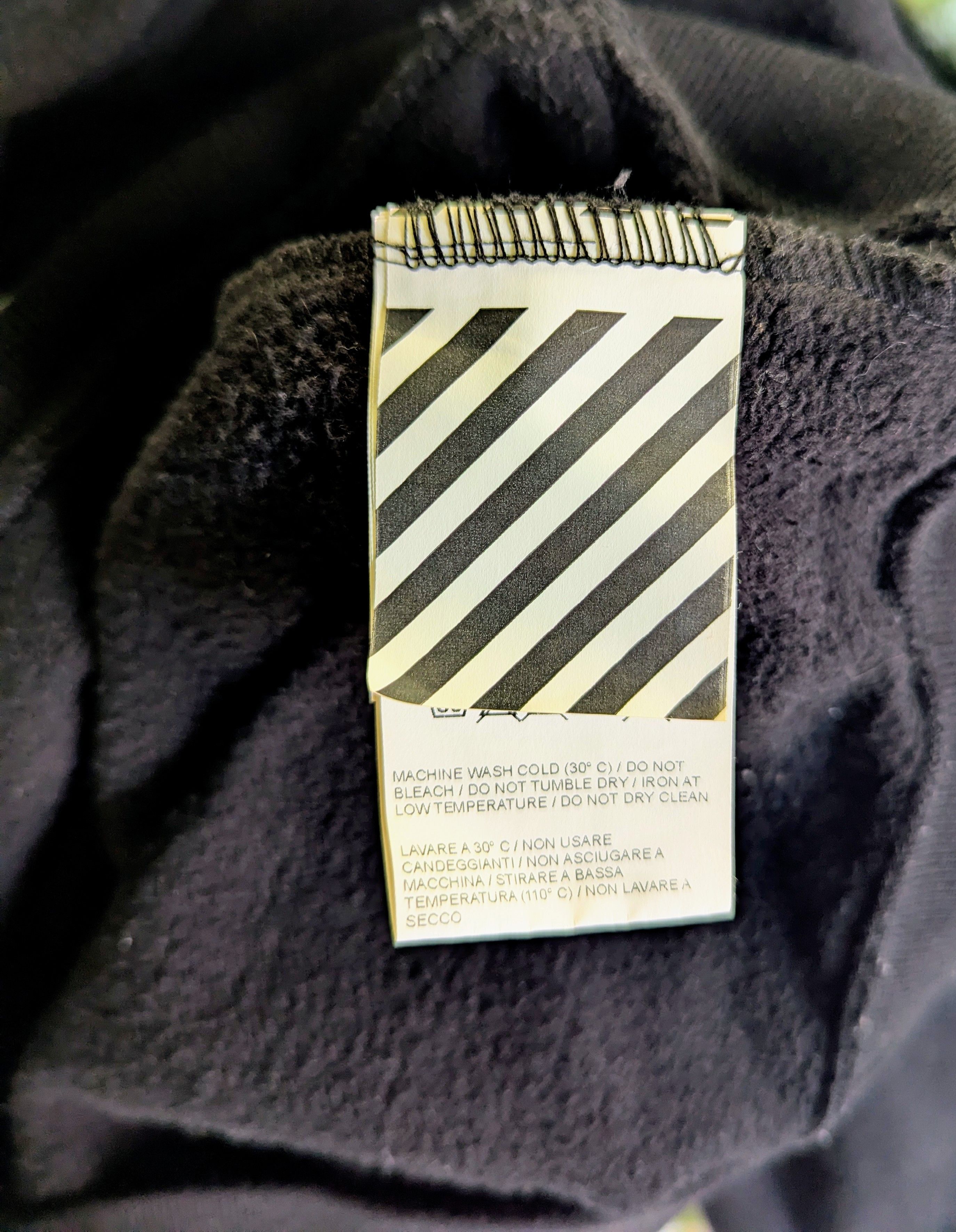 Off-White OFF-White Kidmograph Hoodie Virgil Abloh Black $635 Size M Size US M / EU 48-50 / 2 - 7 Thumbnail