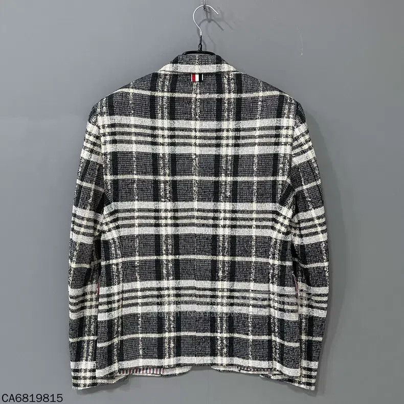 Thom Browne Thom Browne Chanel-style black and white checkered tweed c Size US M / EU 48-50 / 2 - 3 Thumbnail