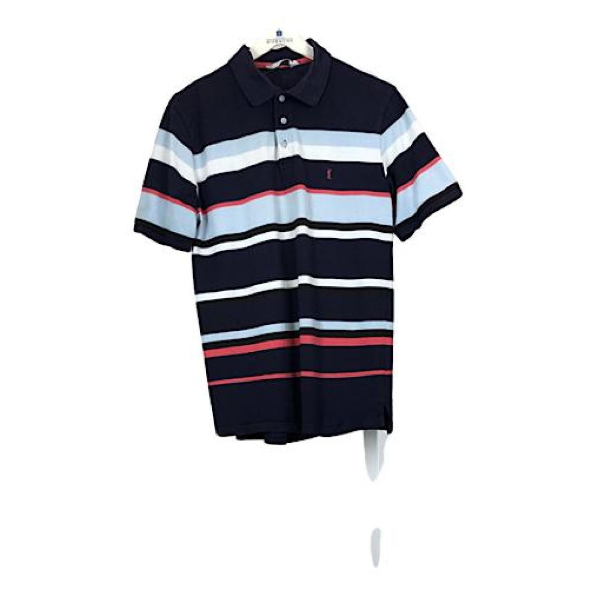 Black Cotton Polo Shirt