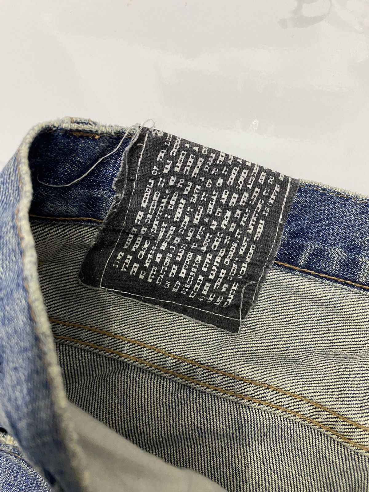 14th Addiction 🔥THE VOID INSIGHT FIFTYONE PUNK GOTH DISTRESSED DENIM JEANS Size US 32 / EU 48 - 9 Thumbnail