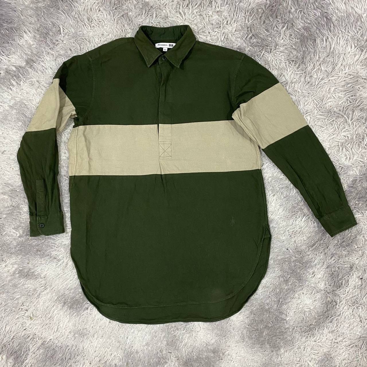 JW Anderson X uniqlo half button shirt