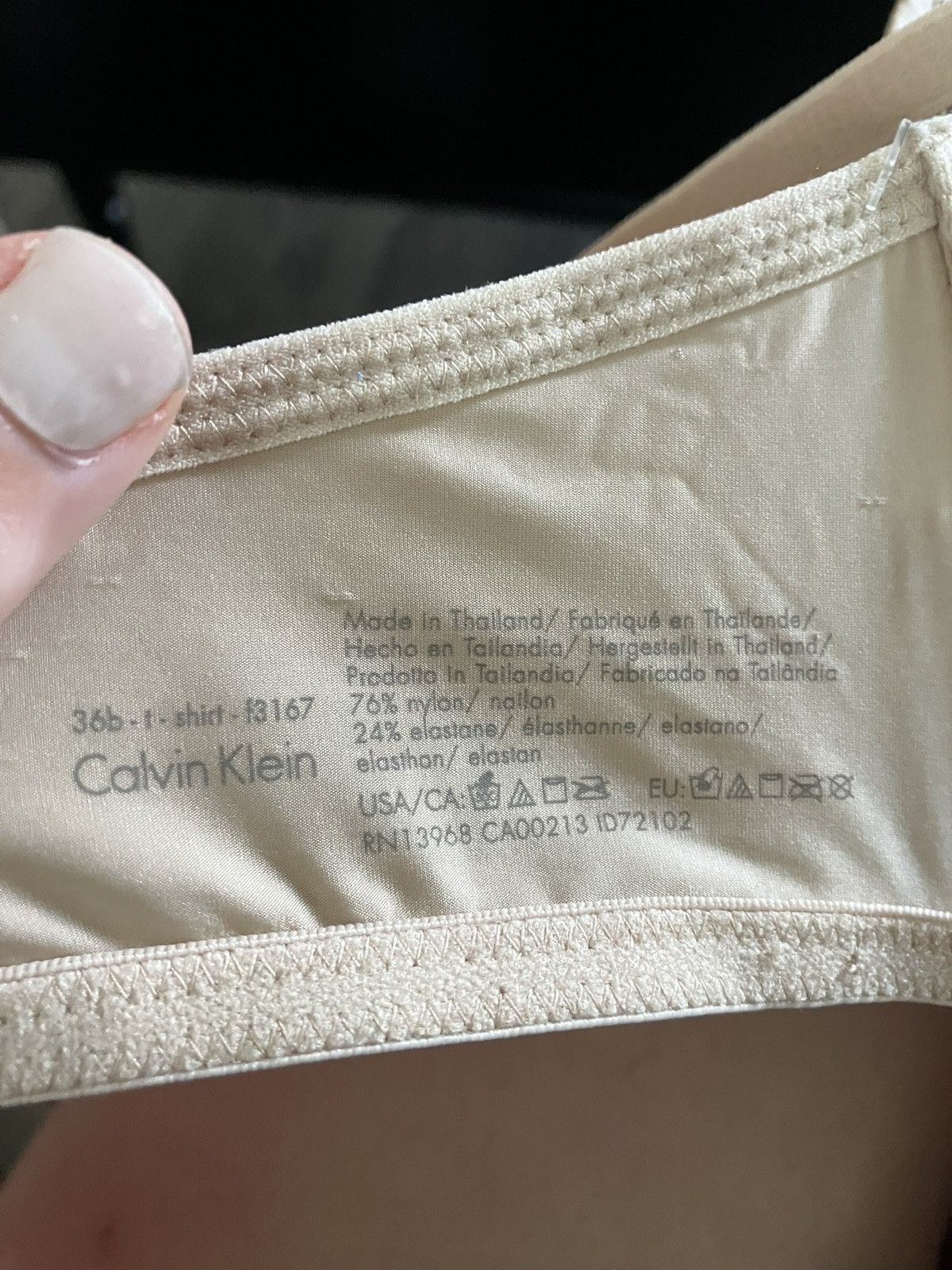 Calvin Klein Calvin Klein T-Shirt Bra Size 36B Size ONE SIZE - 4 Thumbnail
