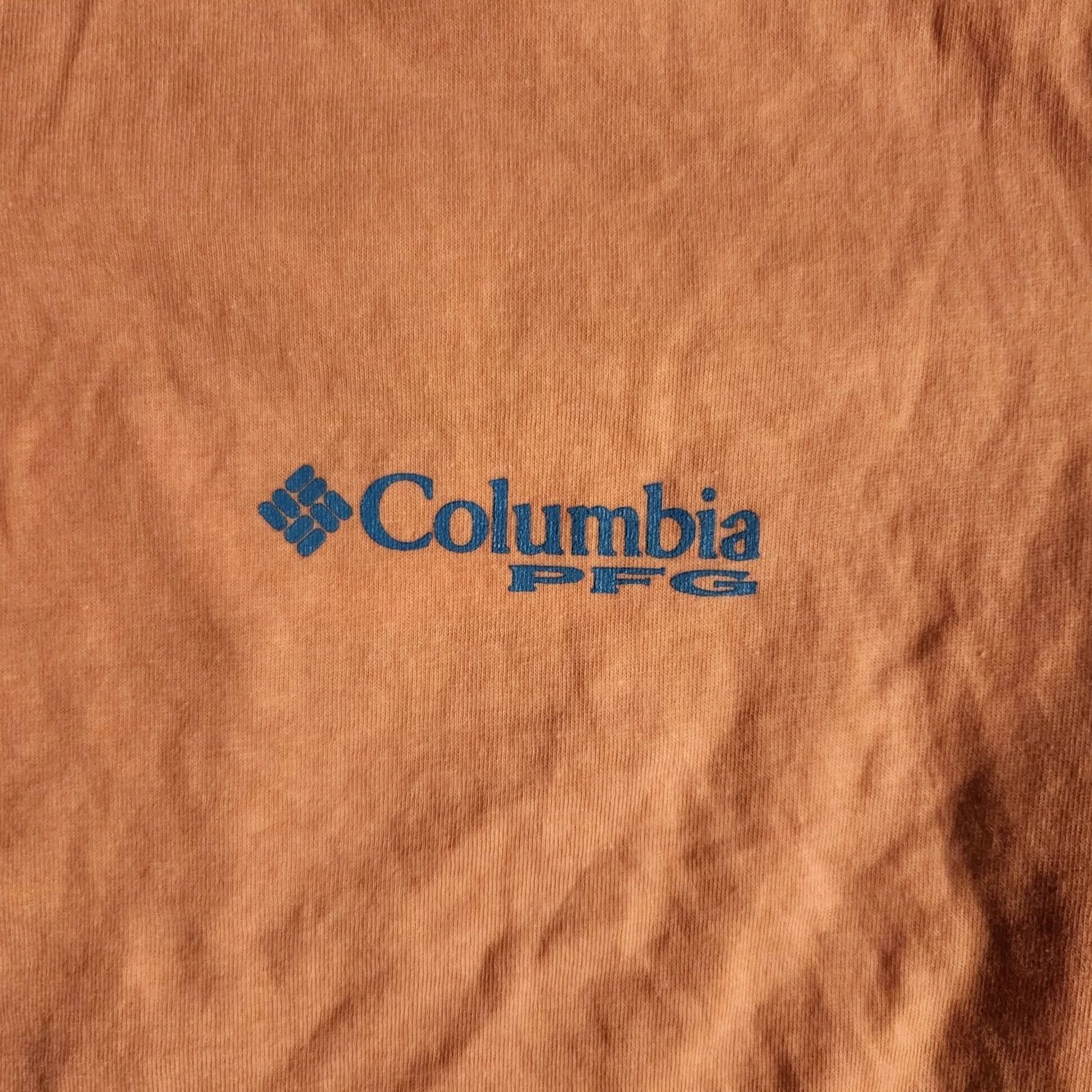 Vintage Columbia PFG Shirt Medium Pink Salmon Fishing Boat Salt Water Tee T Shirt Men's Size US M / EU 48-50 / 2 - 3 Thumbnail