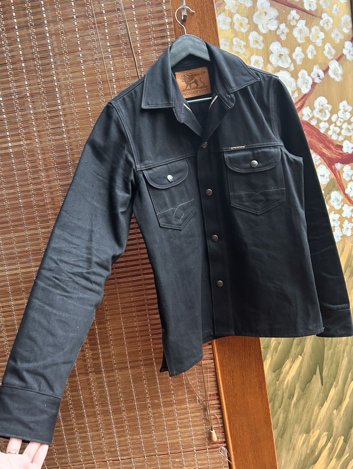Indigofera Indigofera Copeland Slim Denim Jacket 14oz Black Selvedge Size US XS / EU 42 / 0 - 7 Thumbnail