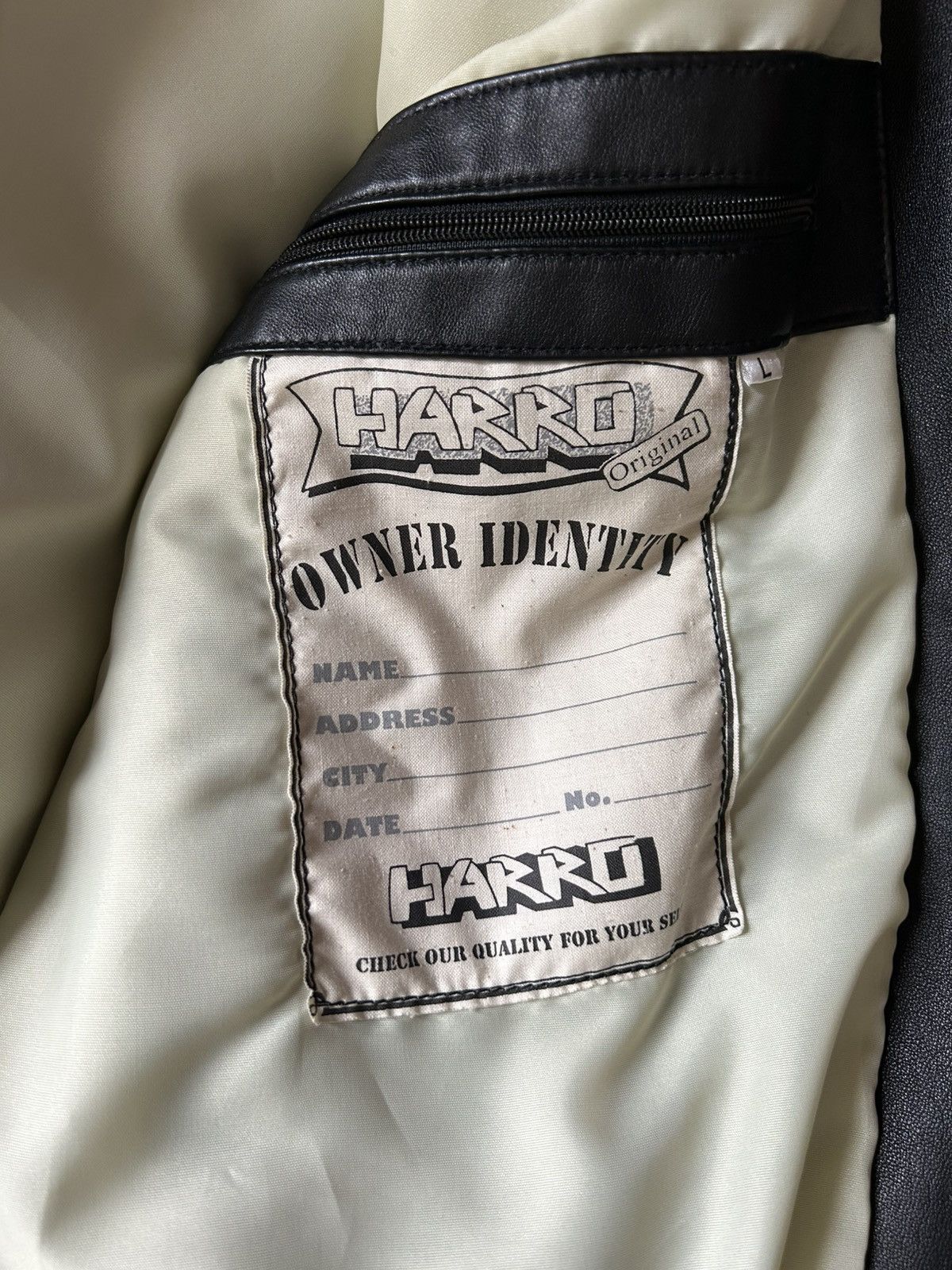 Genuine Leather Harro Leathers 1993 Biker Jacket Size US L / EU 52-54 / 3 - 4 Thumbnail