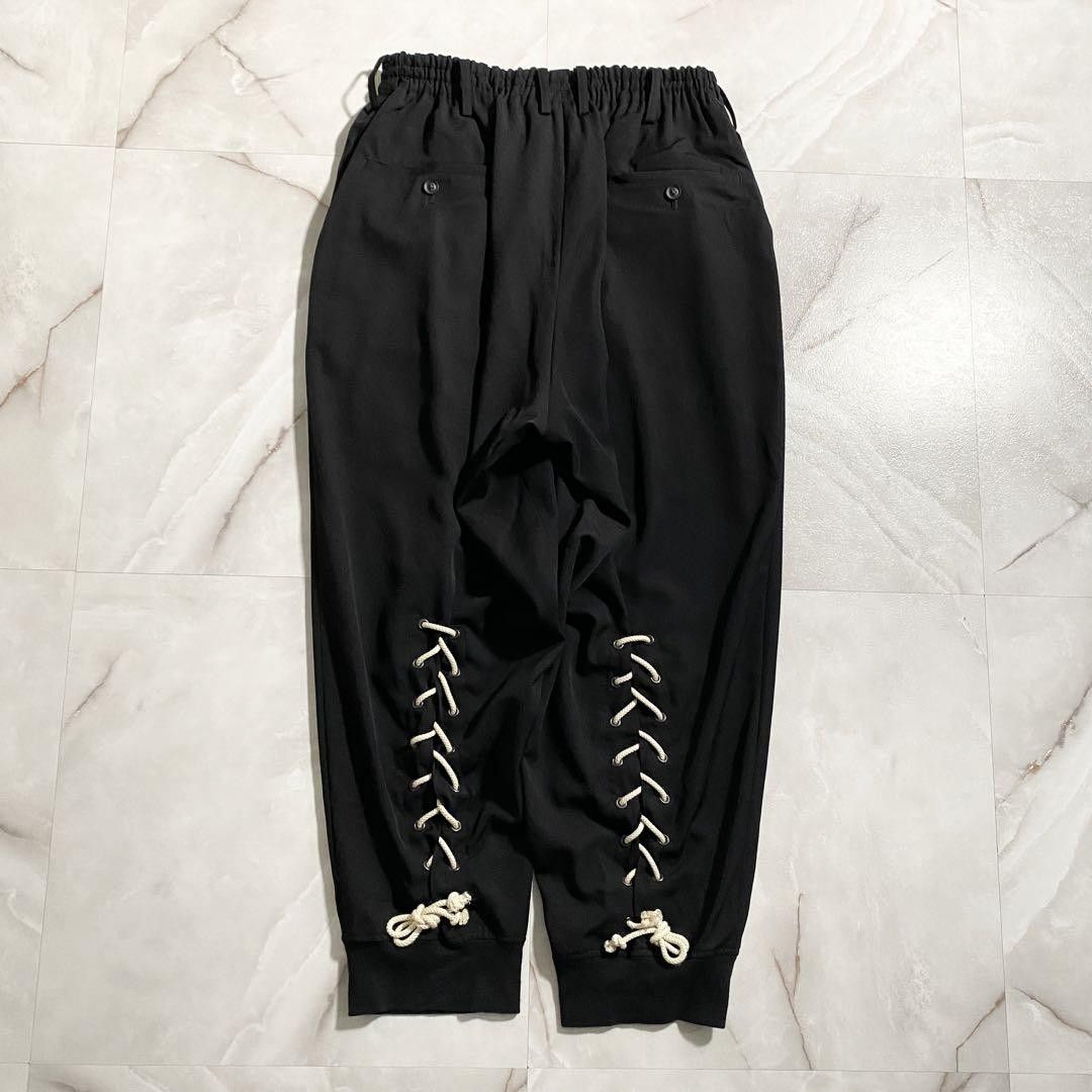 Yohji Yamamoto Yohji Yamamoto Pour Homme 21ss Lace Up Easy Pants Size US 35 - 7 Thumbnail