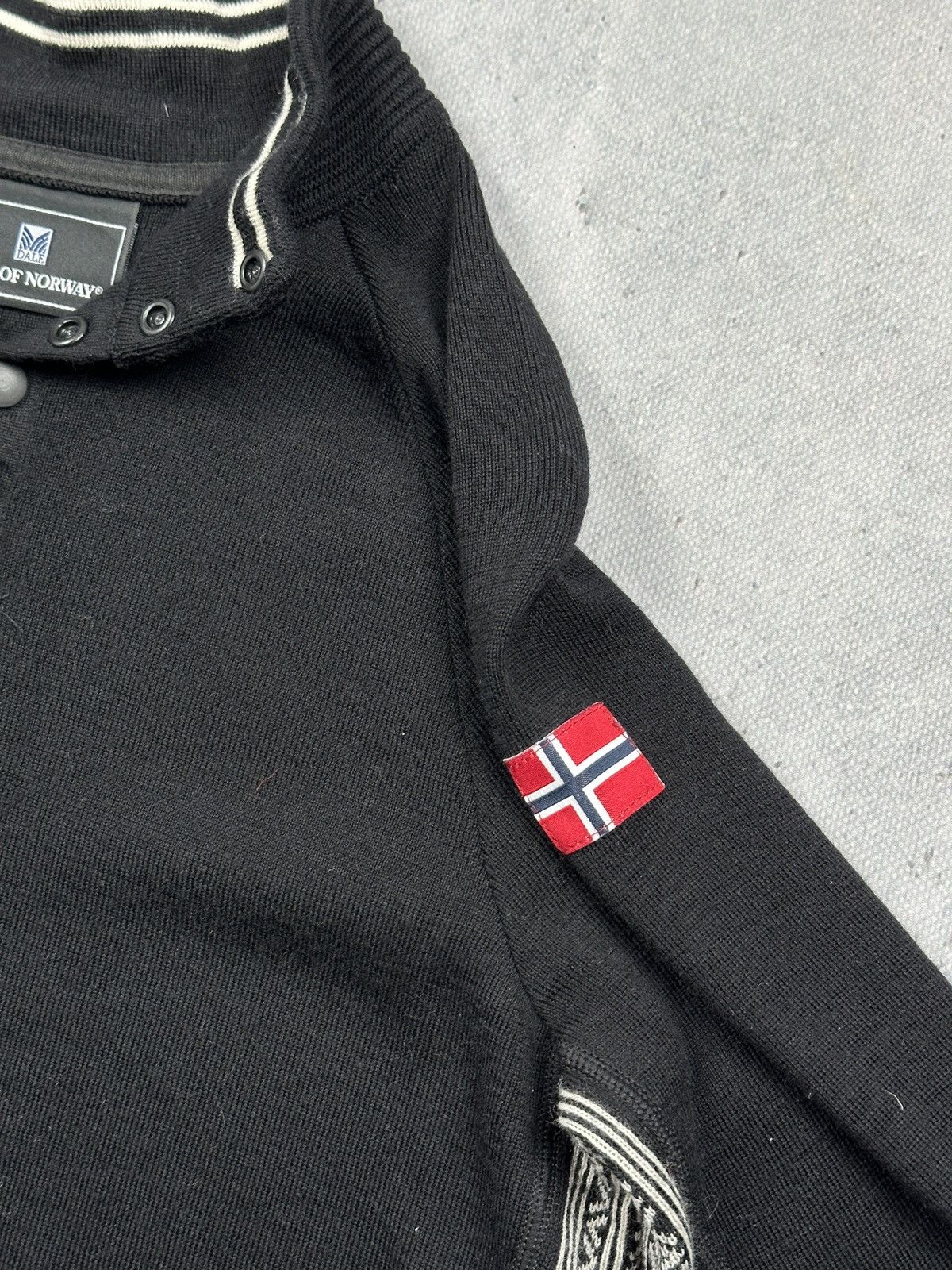Dale Of Norway Dale Of Norway Black Wool Knit Sweater Norwegian Heritage Size S / US 4 / IT 40 - 7 Thumbnail