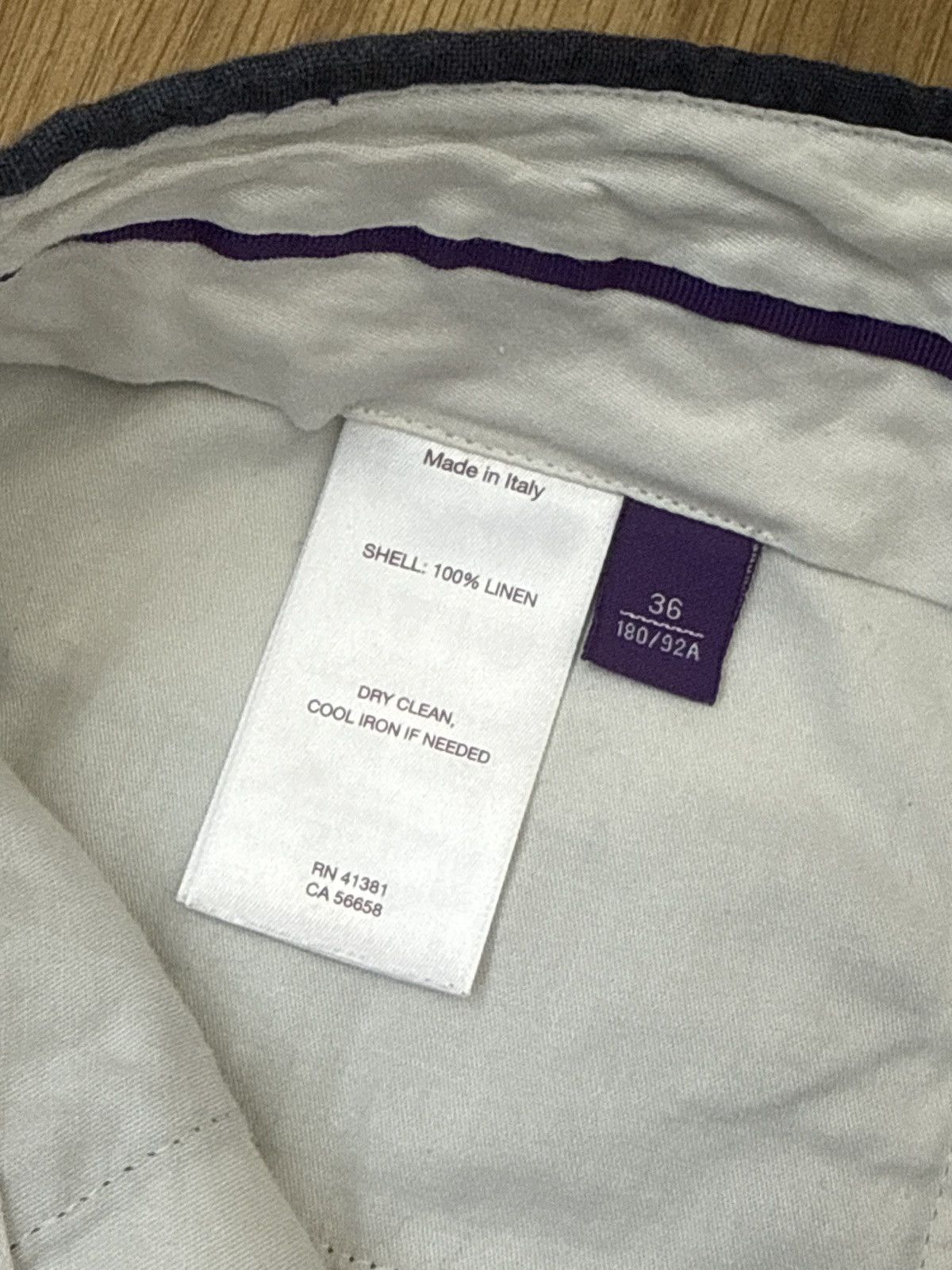 Ralph Lauren Purple Label Polo Ralph Lauren Purple Label Navy Linen Shorts Blanc Size US 36 / EU 52 - 6 Thumbnail