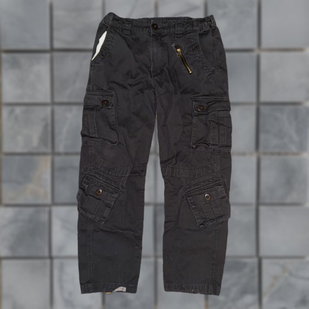 Vintage VINTAGE Must Way Cargo Pants Men’s 32x29 Dark Gray Multiple Pockets Streetwear Utility 90s Y2K Army Workwear Mens Size US 32 / EU 48 - 1 Thumbnail