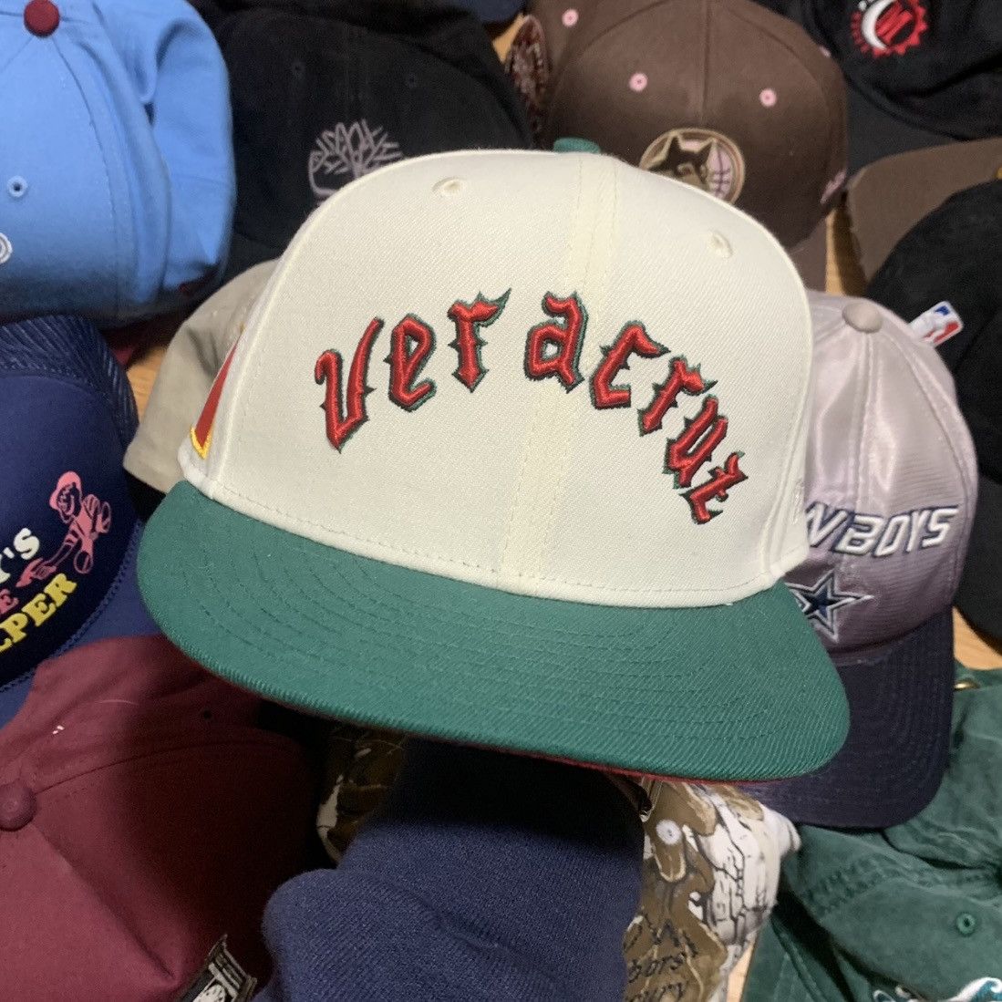 Other Azules de Veracruz RINGS & CRWNS Fitted Hat / Cap Size ONE SIZE - 1 Thumbnail