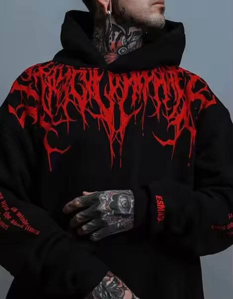 Japanese Brand × Vintage Fleece hooded sweatshirt Size US XL / EU 56 / 4 - 4 Thumbnail