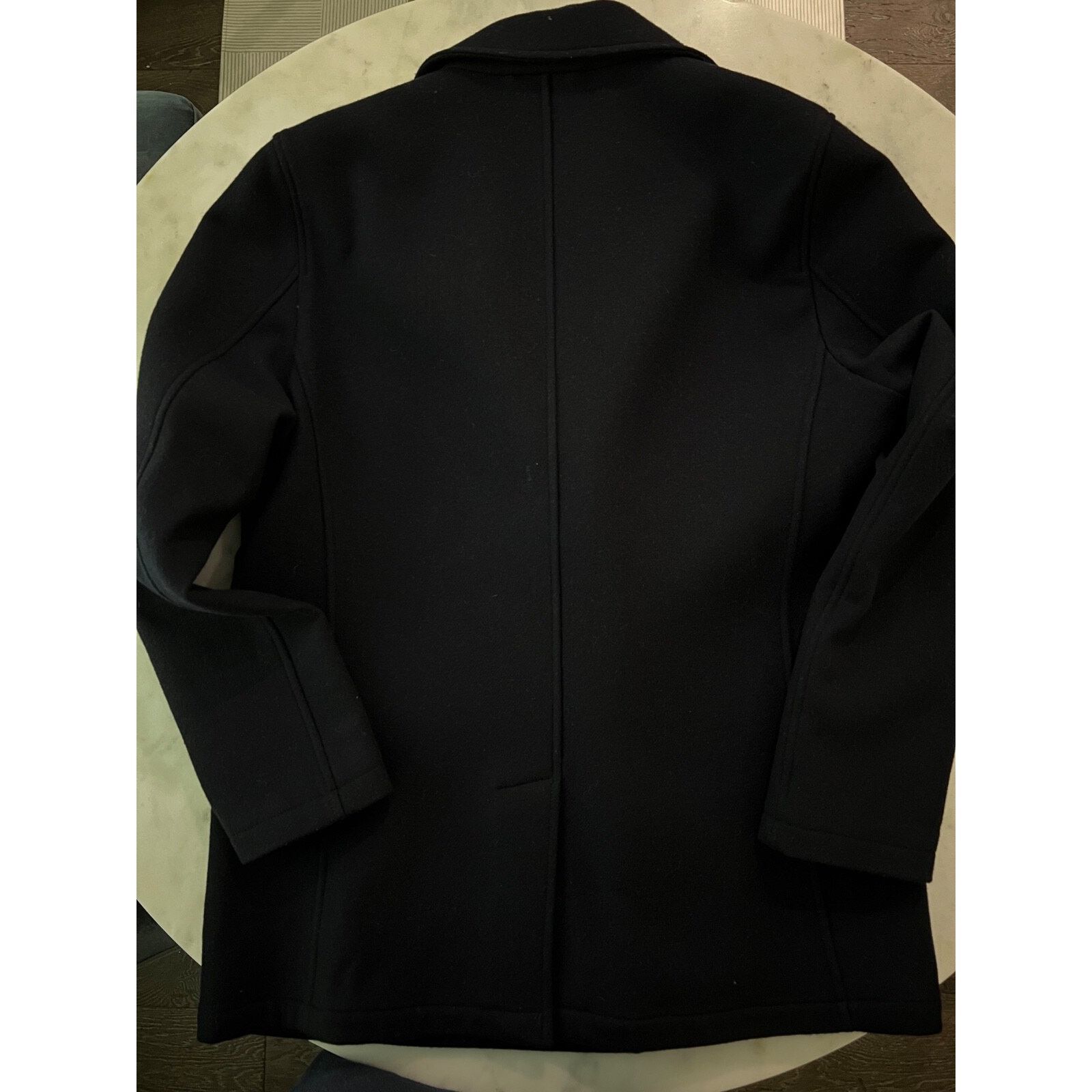 Mandelli $3900 Mandelli Bergdorf Goodman Navy Wool Peacoat IT54 NEW Size US XL / EU 56 / 4 - 9 Thumbnail