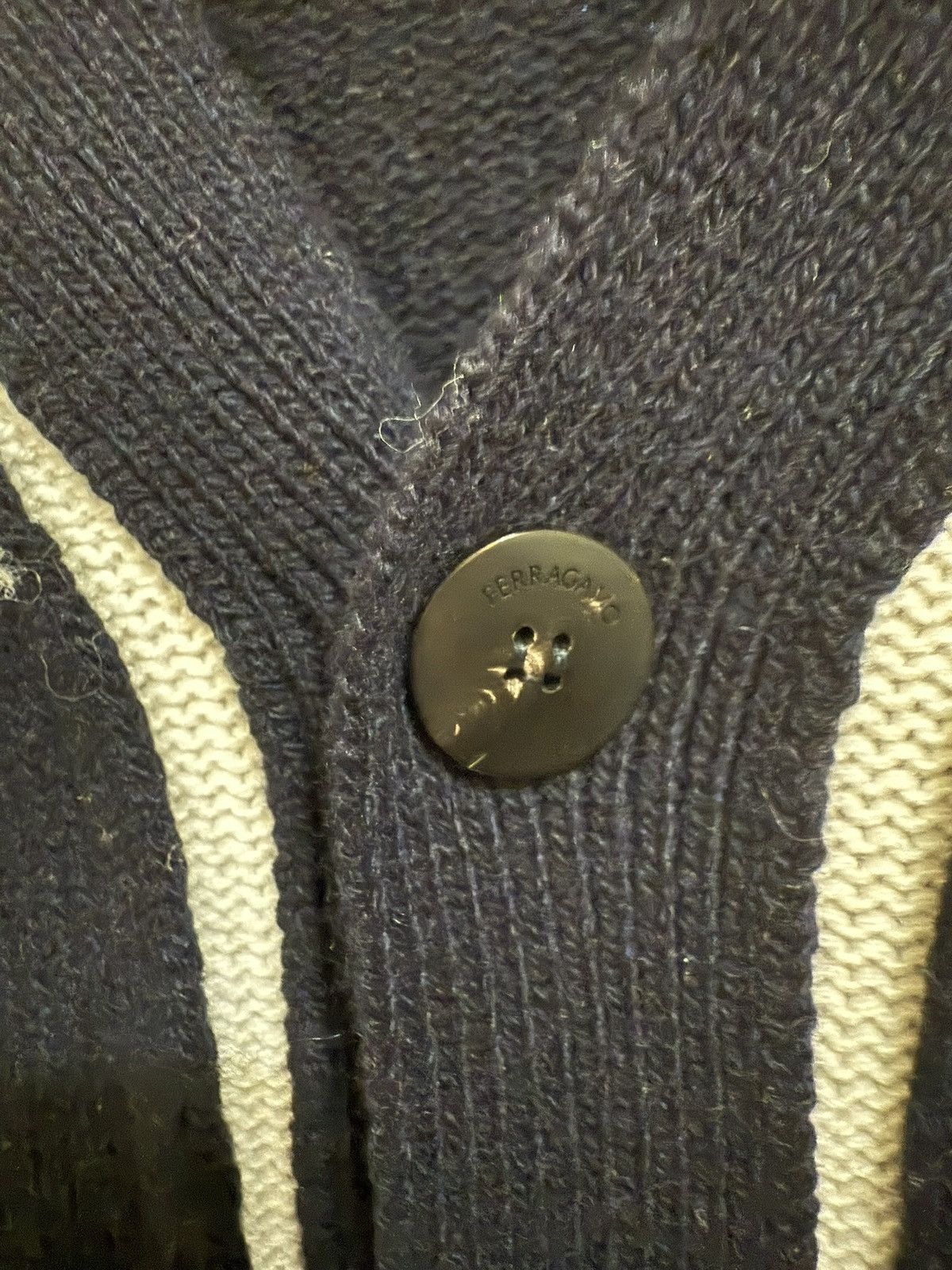 Salvatore Ferragamo Salvatore Ferragamo Cardigan Size US L / EU 52-54 / 3 - 3 Thumbnail