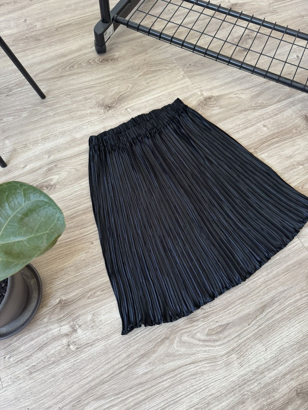 Other Vintage Y2K George F Couture Issey Miyake Style Midi Skirt Size 30" / US 8 / IT 44 - 3 Thumbnail