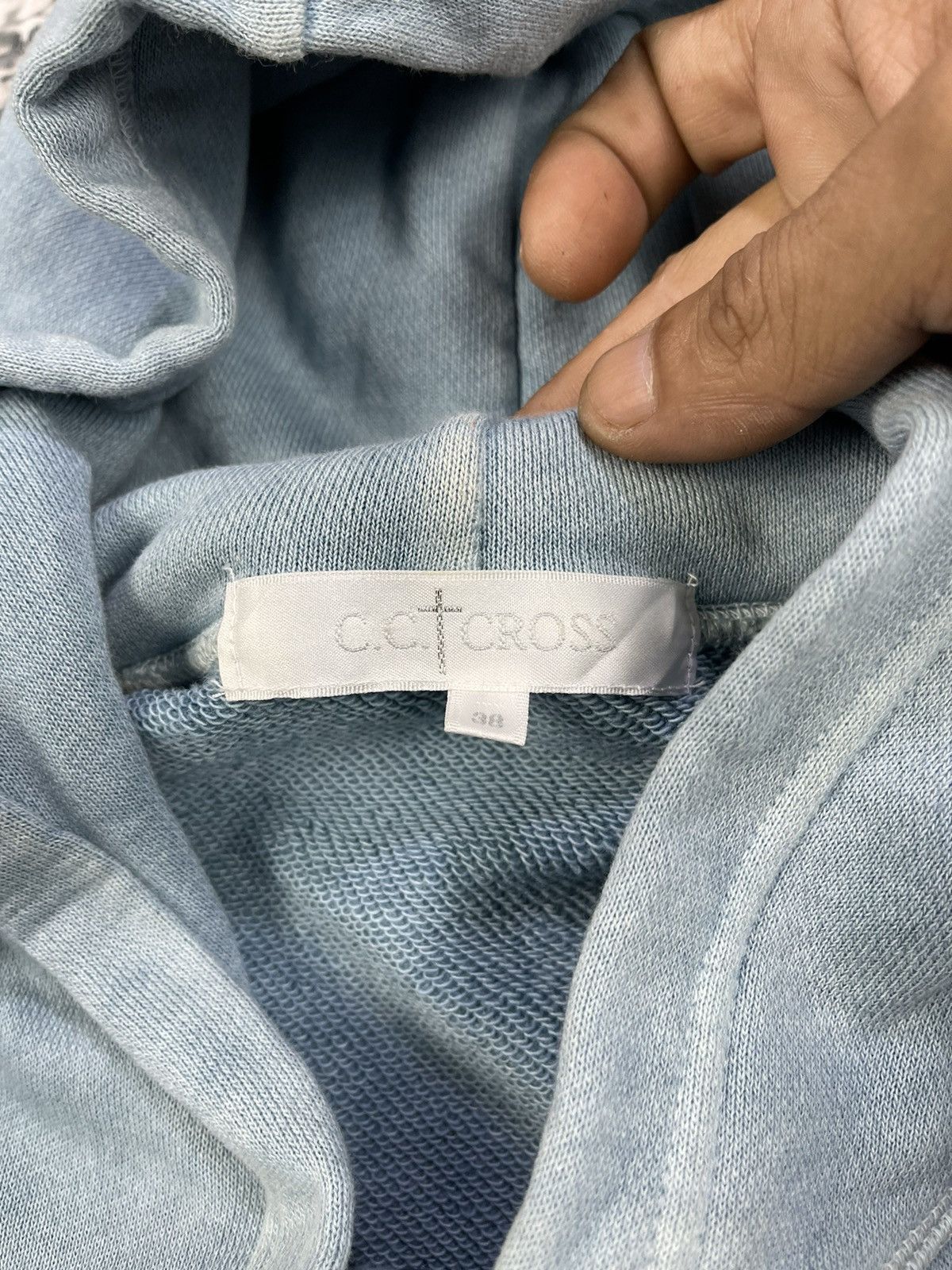 Le Grande Bleu (L.G.B.) C.C. ✝️ CROSS LGB Style Distressed Zipper Hoodies Size XS / US 0-2 / IT 36-38 - 8 Thumbnail