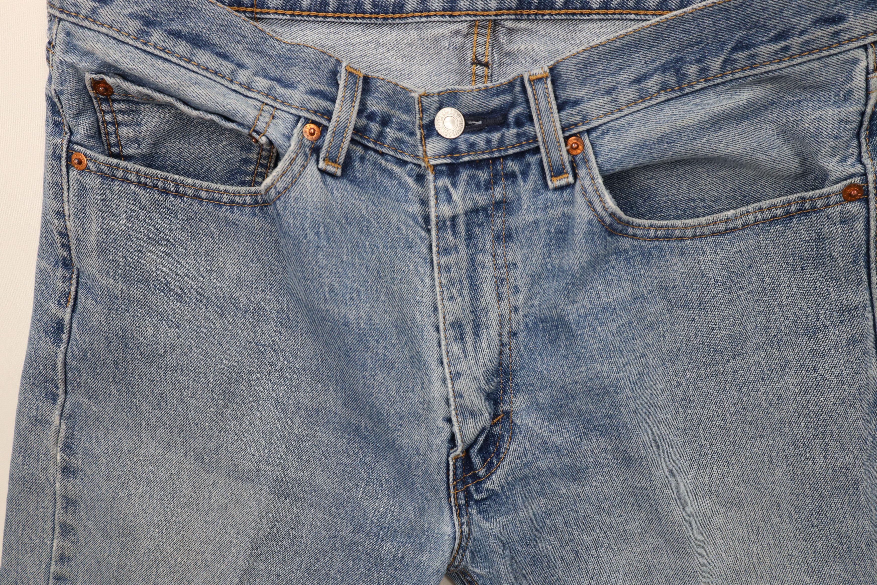 Levi's × Vintage Vintage Y2K Levis 505 Regular Fit Denim Jeans Blue Cotton Size US 35 - 7 Thumbnail