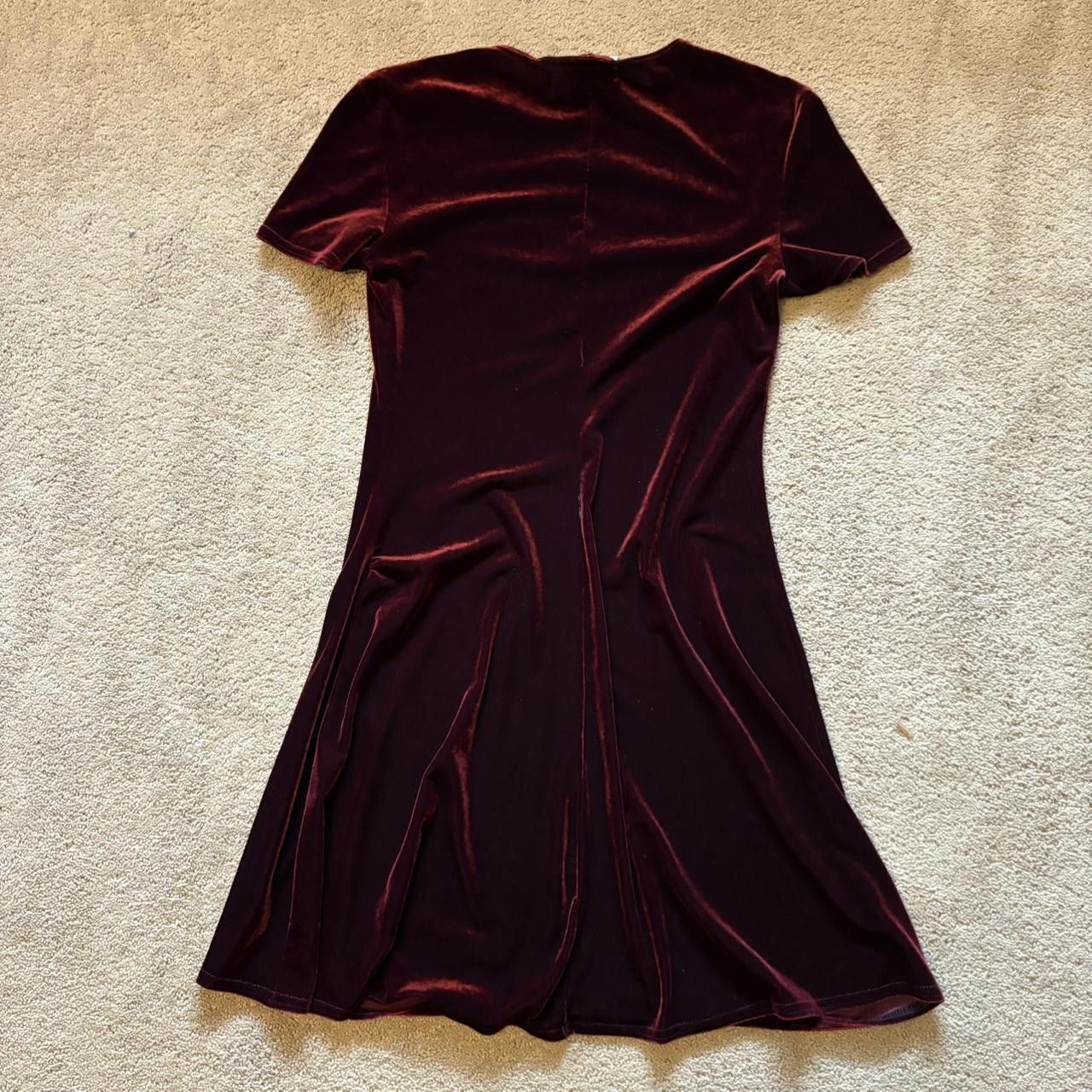 Designer Jump Women's Burgundy Dress Size M / US 6-8 / IT 42-44 - 3 Thumbnail
