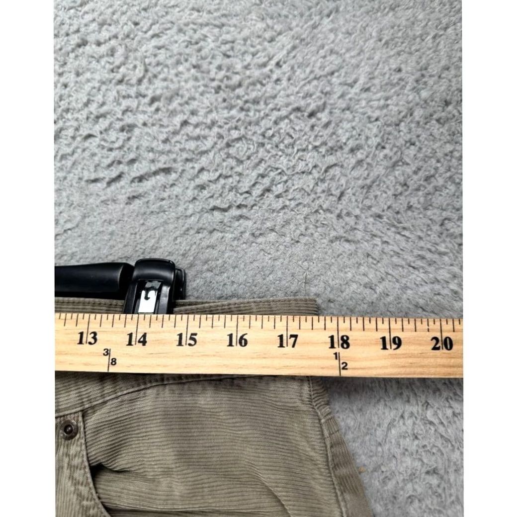 Vintage J Crew Pants Men 34X32 Tan Corduroy Straight Leg Flat Front 5 Pocket 100% Cotton Size US 34 / EU 50 - 4 Thumbnail