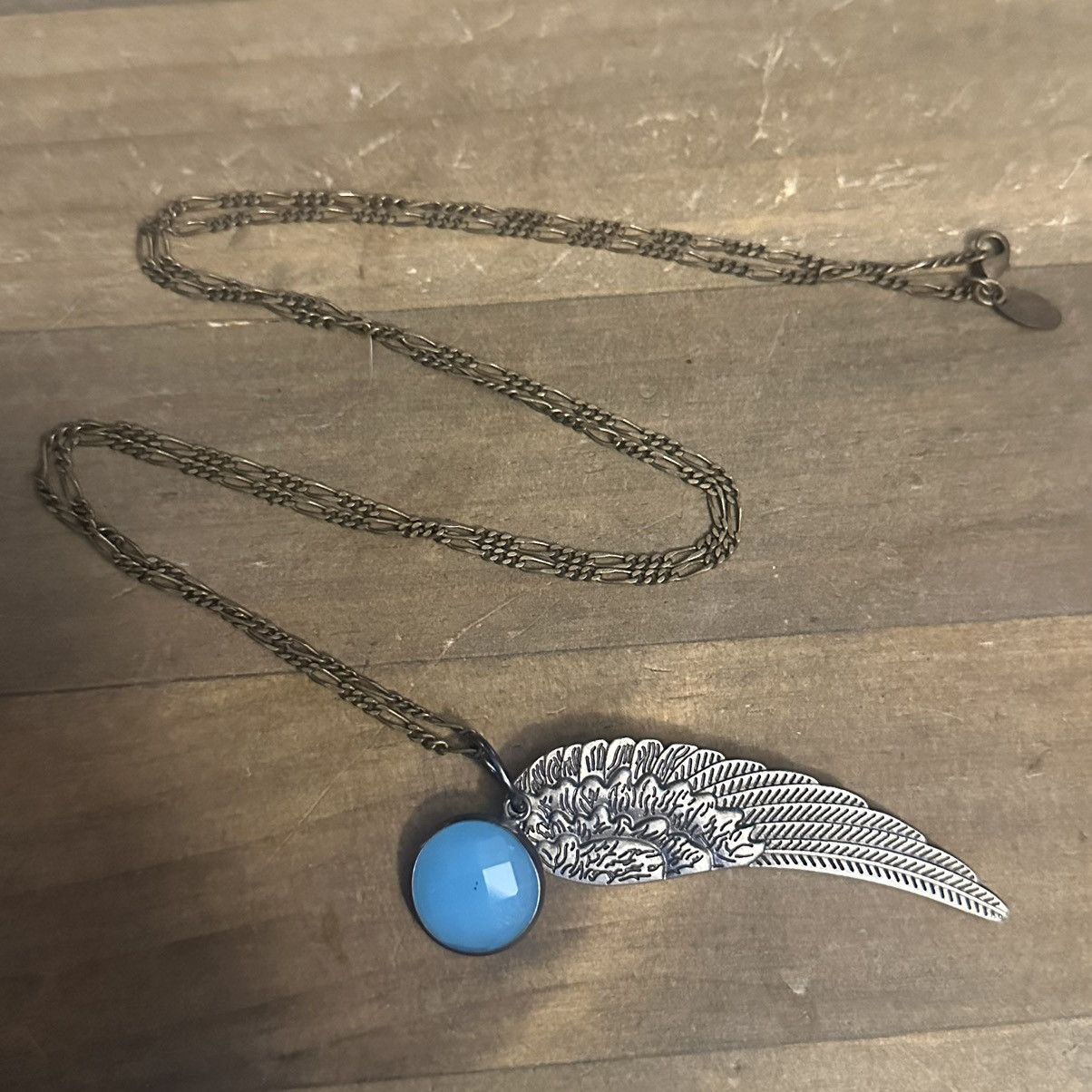 Other Ornamental Things angel wing pendant necklace Size ONE SIZE - 2 Thumbnail