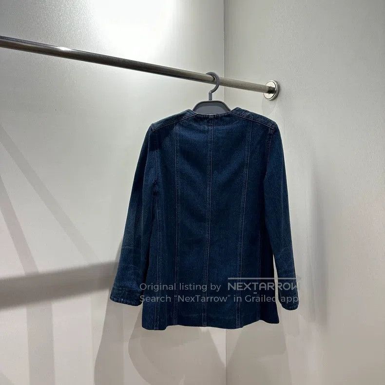 Gucci Gucci Double G gold buckle four-pocket denim jacket Size XS / US 0-2 / IT 36-38 - 2 Thumbnail