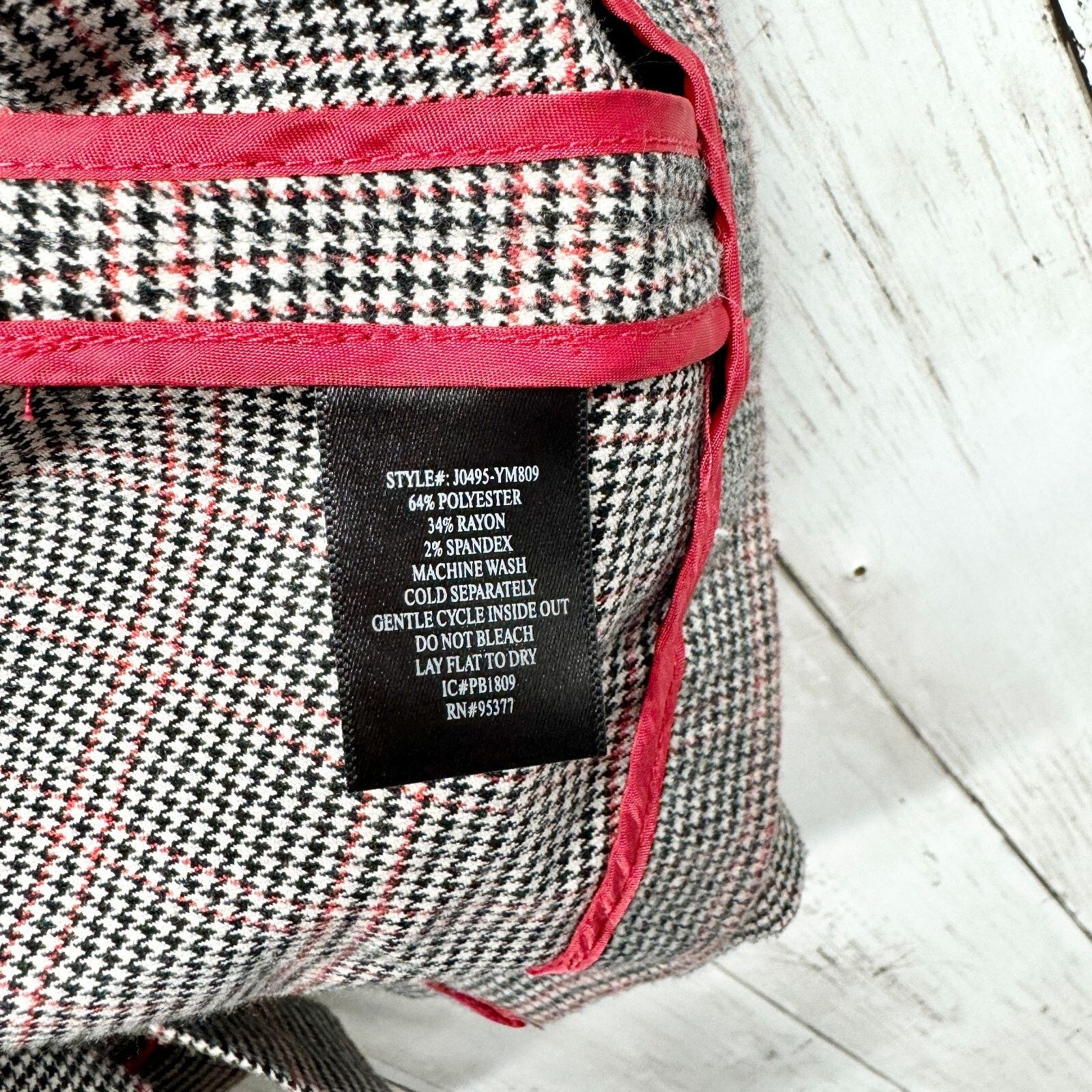 Sanctuary Sanctuary Oversized XL Heritage Boyfriend Blazer Glen Plaid Size XL / US 12-14 / IT 48-50 - 3 Thumbnail
