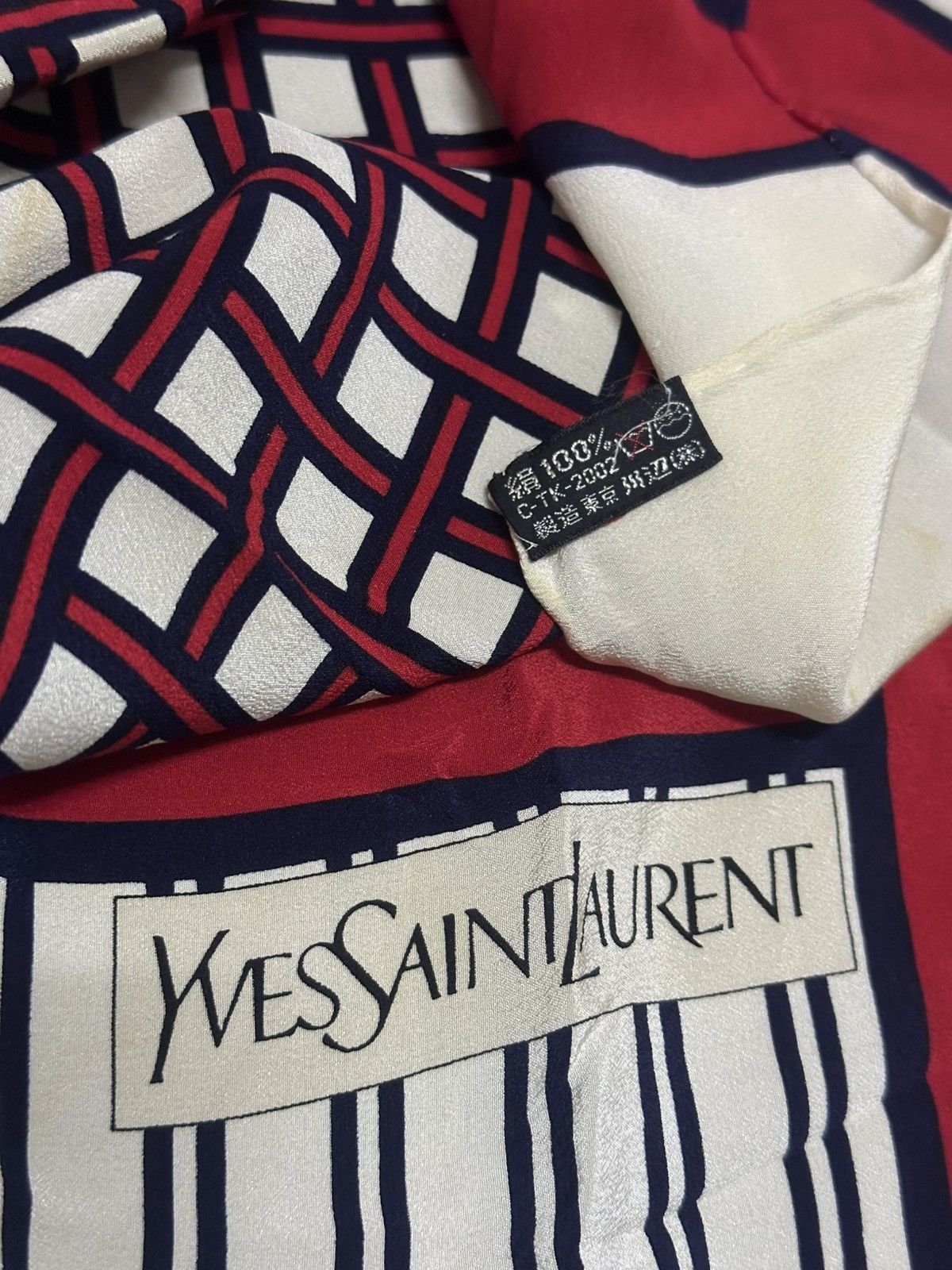 Designer × Vintage × Yves Saint Laurent Vintage YvesSaintLaurent Scarft Size ONE SIZE - 10 Thumbnail