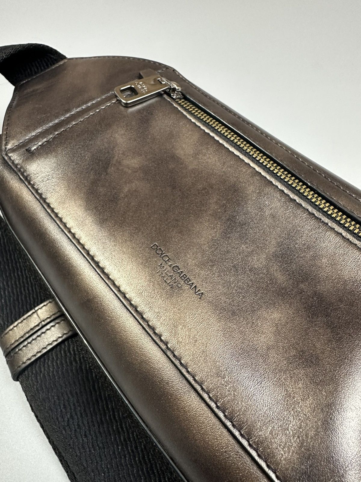 Dolce & Gabbana Dolce&Gabbana leather belt bag metal logo buckle Size ONE SIZE - 5 Thumbnail