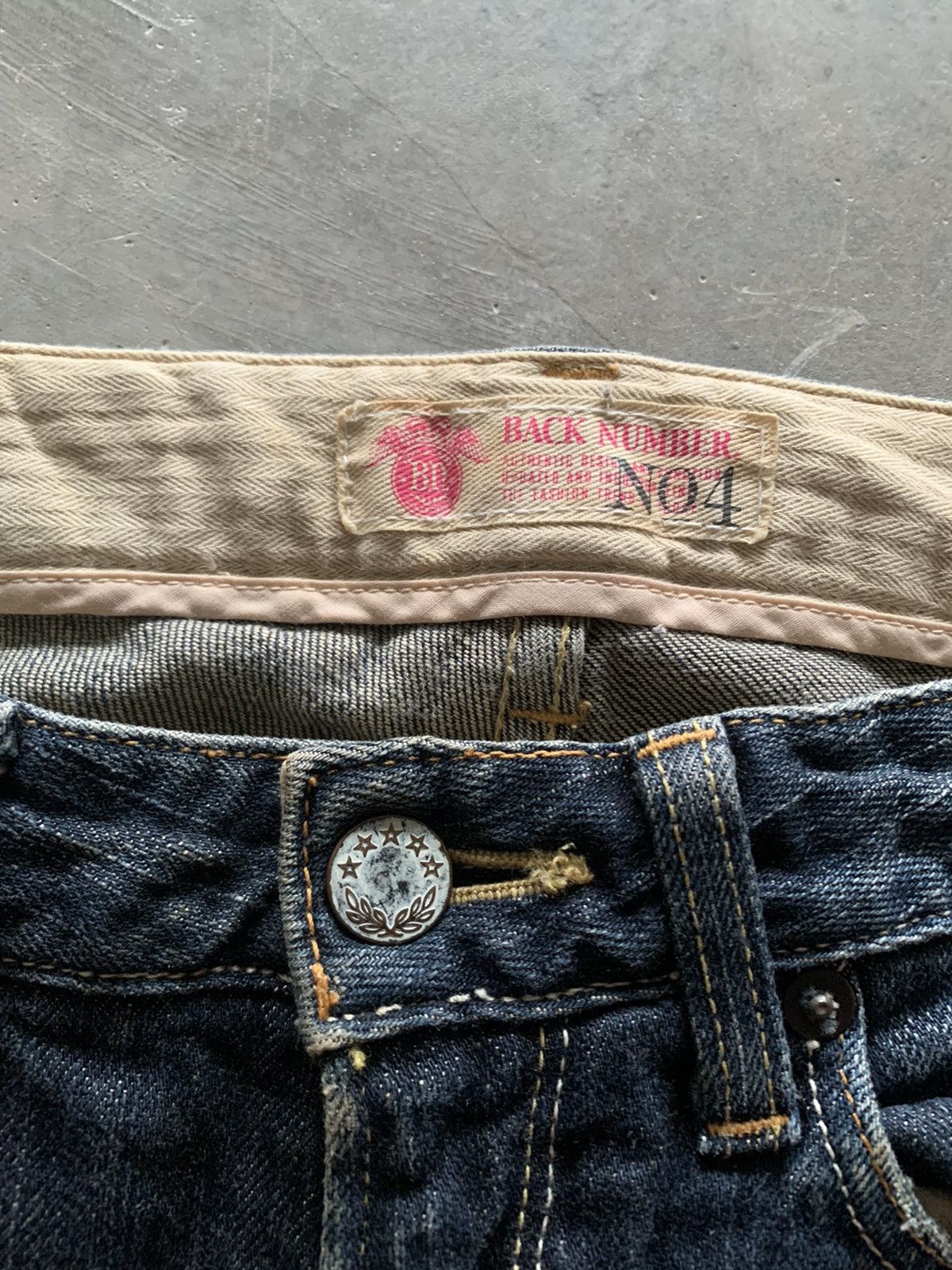 Japanese Brand flared back number japanese jeans like ifsixwasnine / lgb Size 29" - 4 Thumbnail