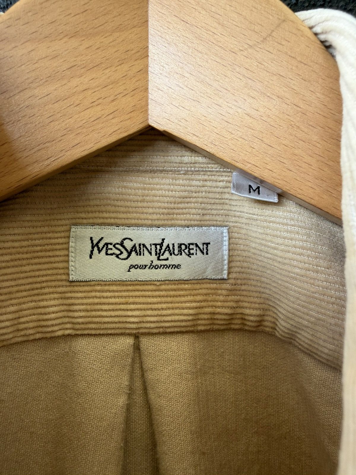 Yves Saint Laurent Vintage YSL Corduroy Button Up Shirt Size US M / EU 48-50 / 2 - 6 Thumbnail