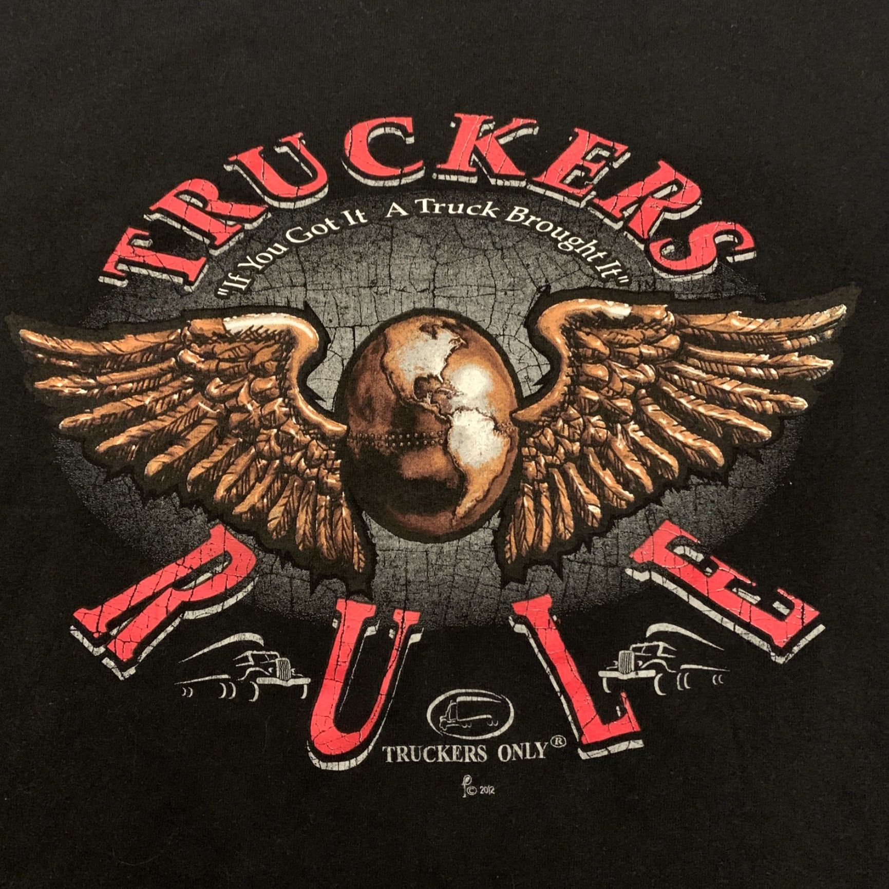 Vintage VINTAGE Only Truckers T-Shirt Size L Black Truck Stop Mens Size US L / EU 52-54 / 3 - 2 Thumbnail