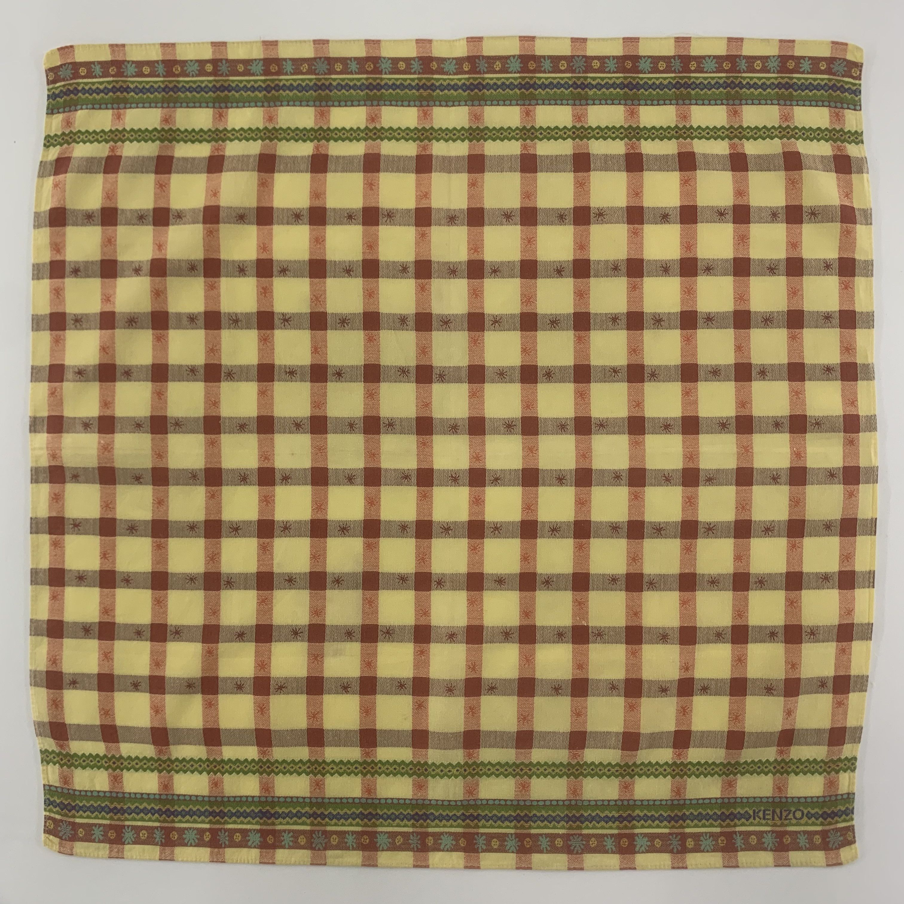 Kenzo Kenzo Handkerchief Bandana Neckerchief Square TB3388 Size ONE SIZE - 2 Thumbnail