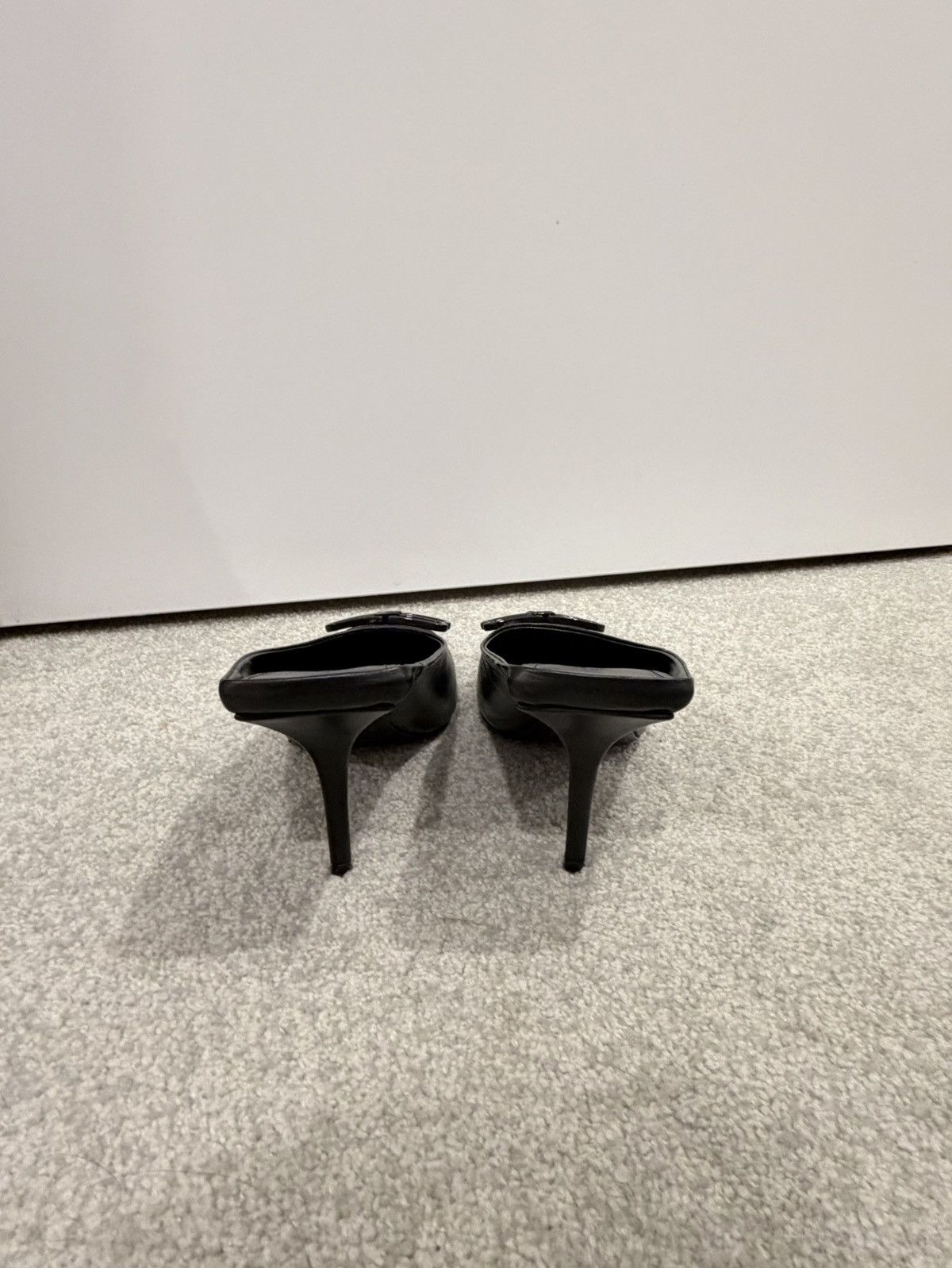 Balenciaga Balenciaga Logo Leather Heels Size US 6 / IT 36 - 7 Thumbnail