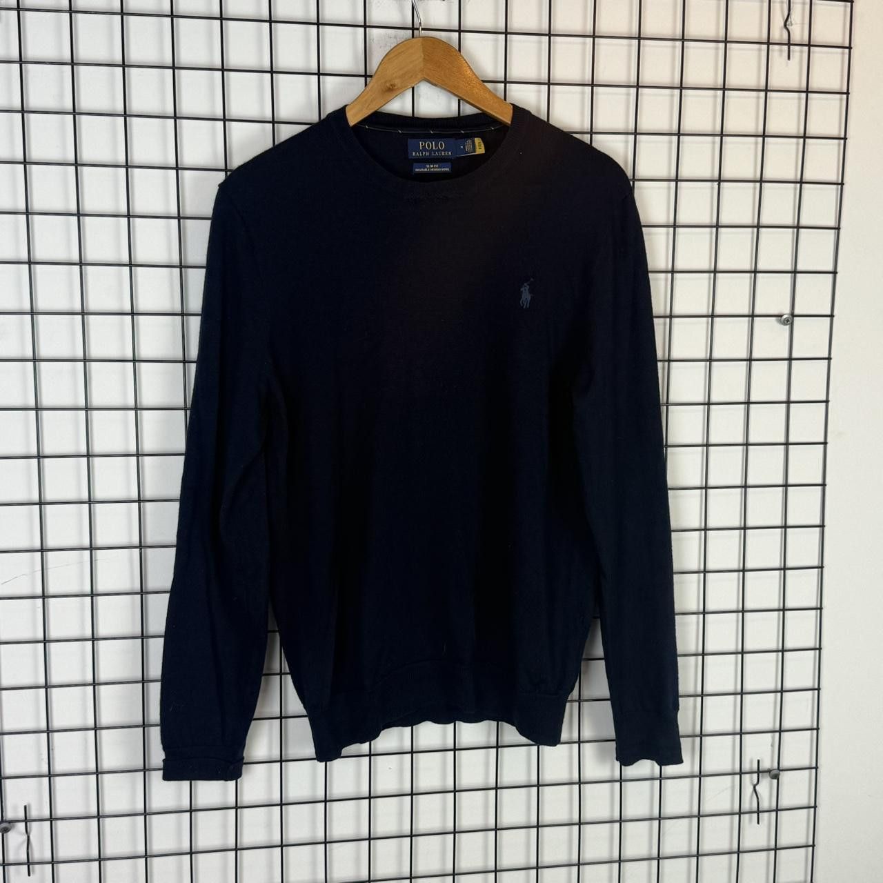 Polo Ralph Lauren Ralph Lauren Jumper Navy Preppy Merino Wool Size US L / EU 52-54 / 3 - 2 Thumbnail