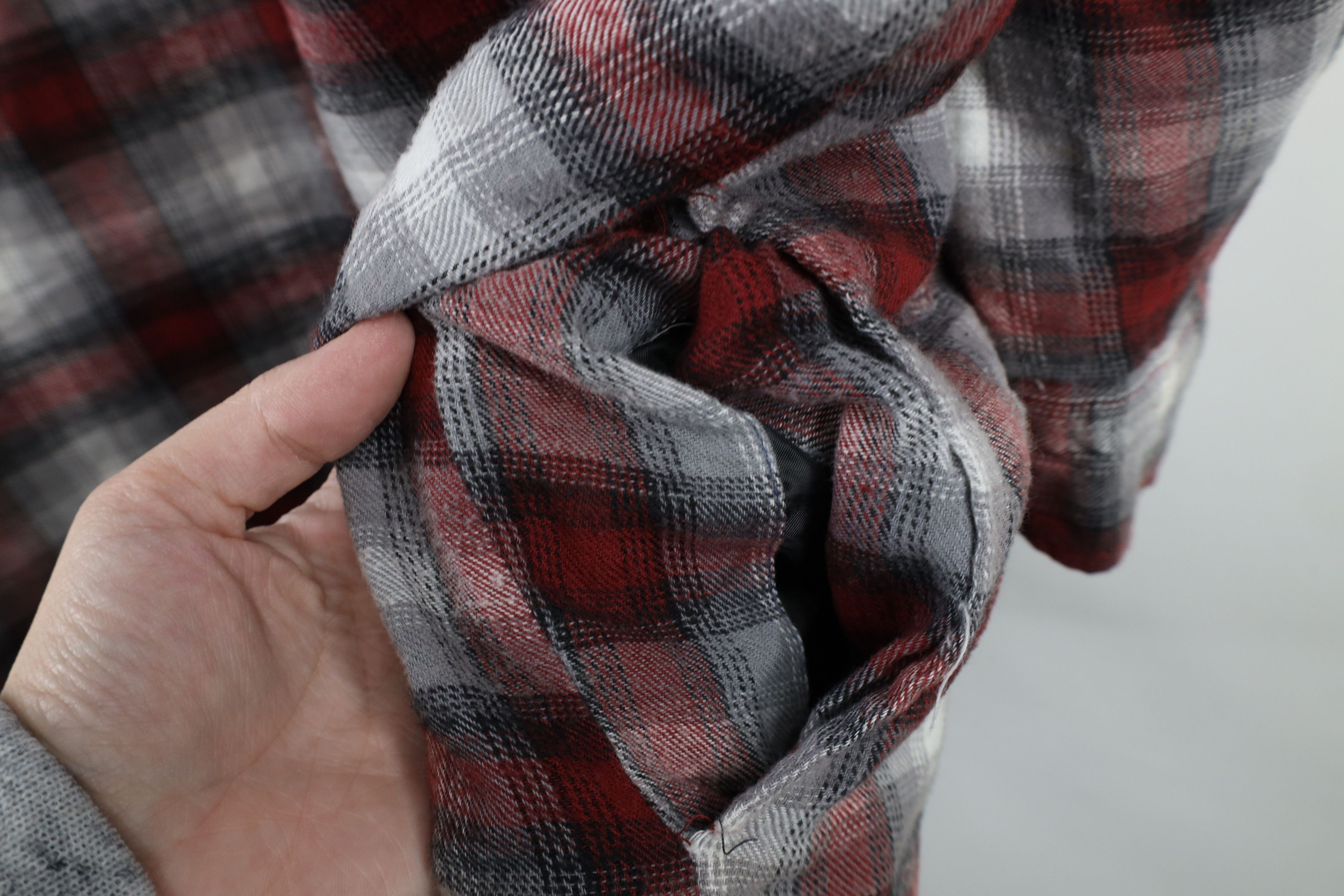 Vintage Vintage 90s Streetwear Flannel Hooded Full Zip Shirt Jacket Size US XXL / EU 58 / 5 - 9 Thumbnail