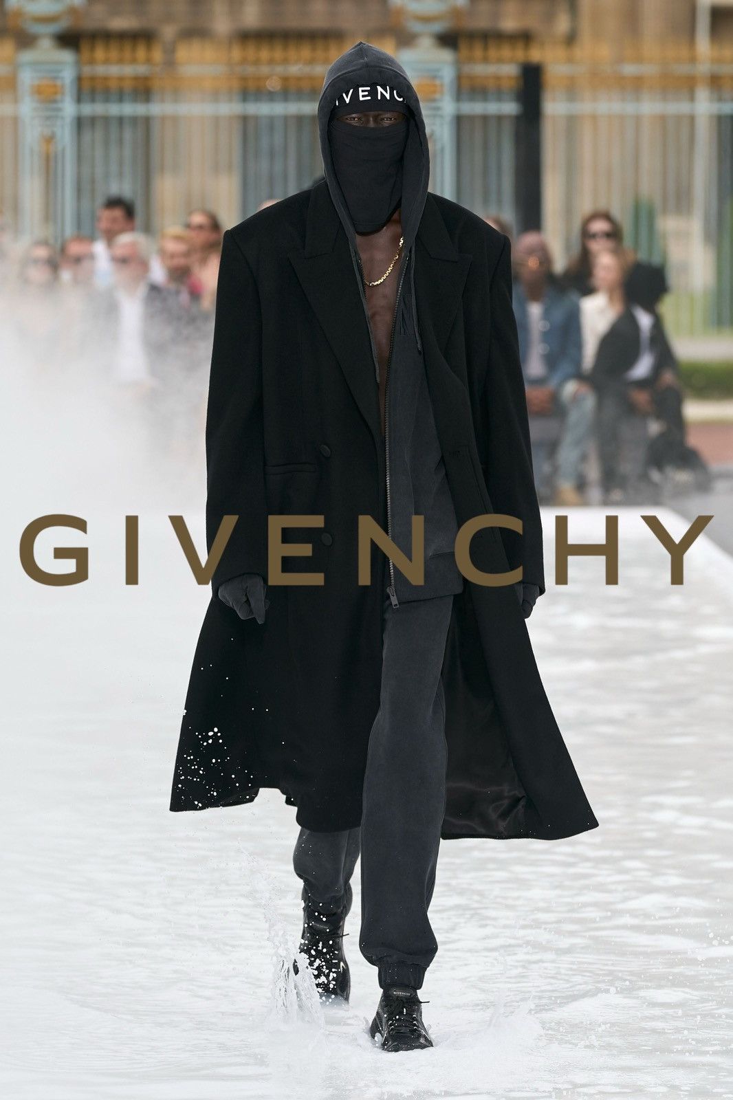 Givenchy 🔥VINTAGE GIVENCHY BLACK METALLIC/WOOL REVERSIBLE JACKET Size US M / EU 48-50 / 2 - 21 Thumbnail