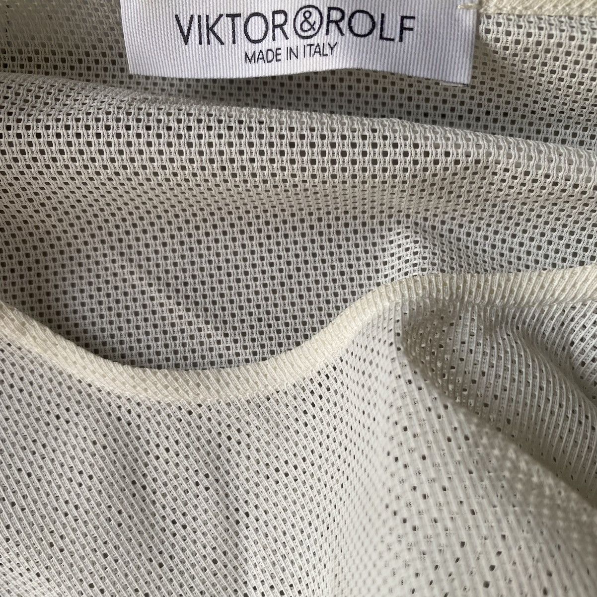 Viktor & Rolf SS15 Runway Shrunken Mesh Blouse Size S / US 4 / IT 40 - 7 Thumbnail