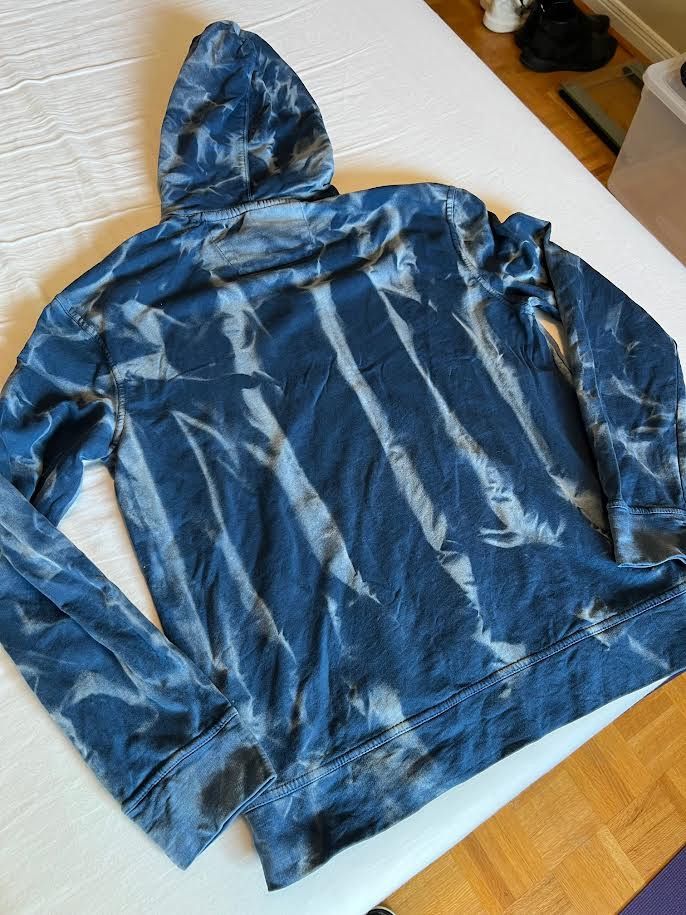 John Varvatos John Varvatos Blue Tie Dye Hoody Size US M / EU 48-50 / 2 - 3 Thumbnail