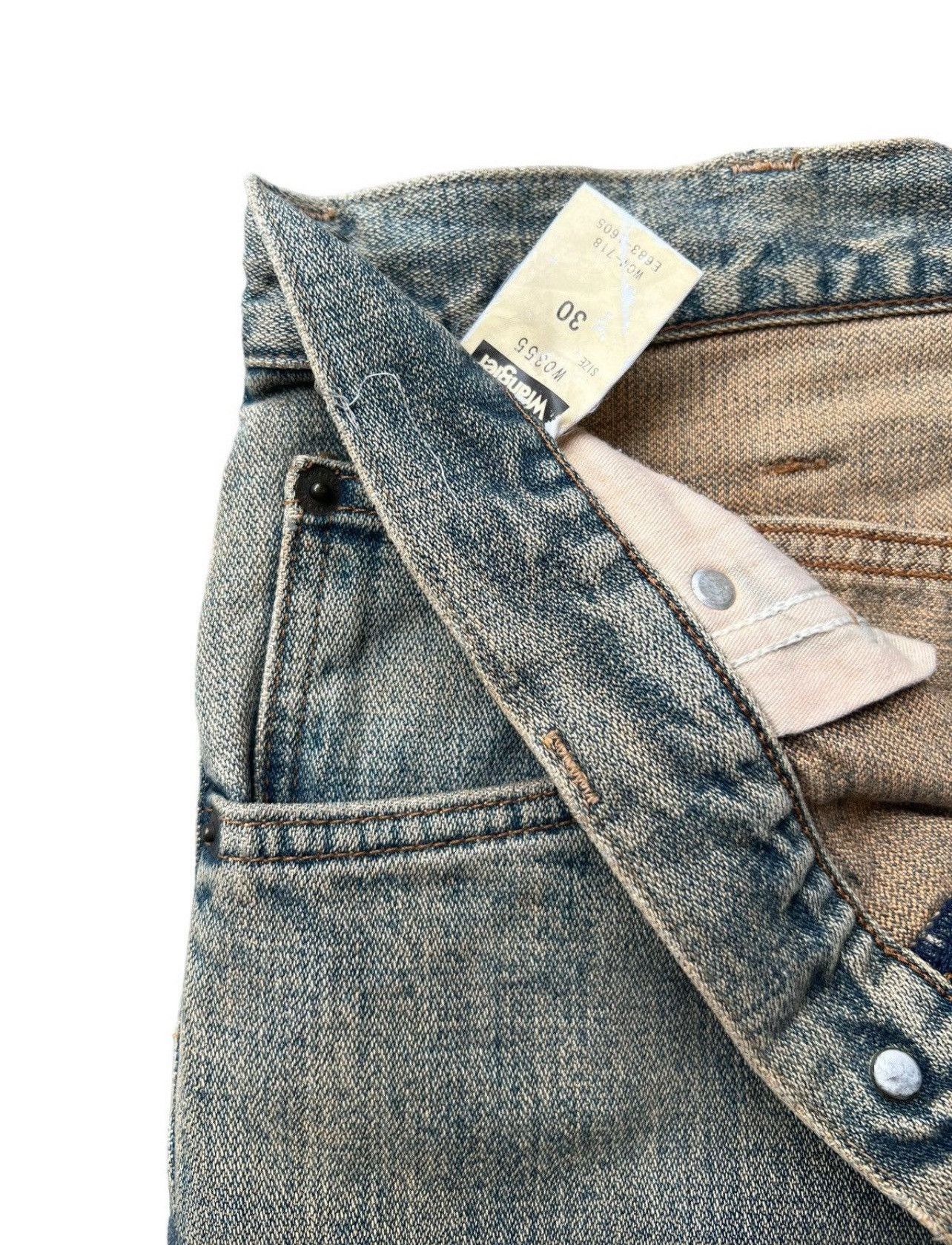 Wrangler Vintage Wrangler Distressed Mudwash Denim Jeans 32x33 Size US 32 / EU 48 - 7 Thumbnail